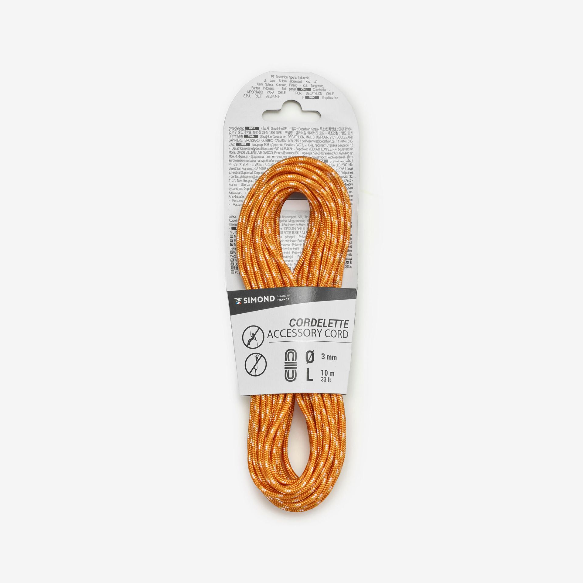 Simond Repsznur 3 mm x 10 m Unisex