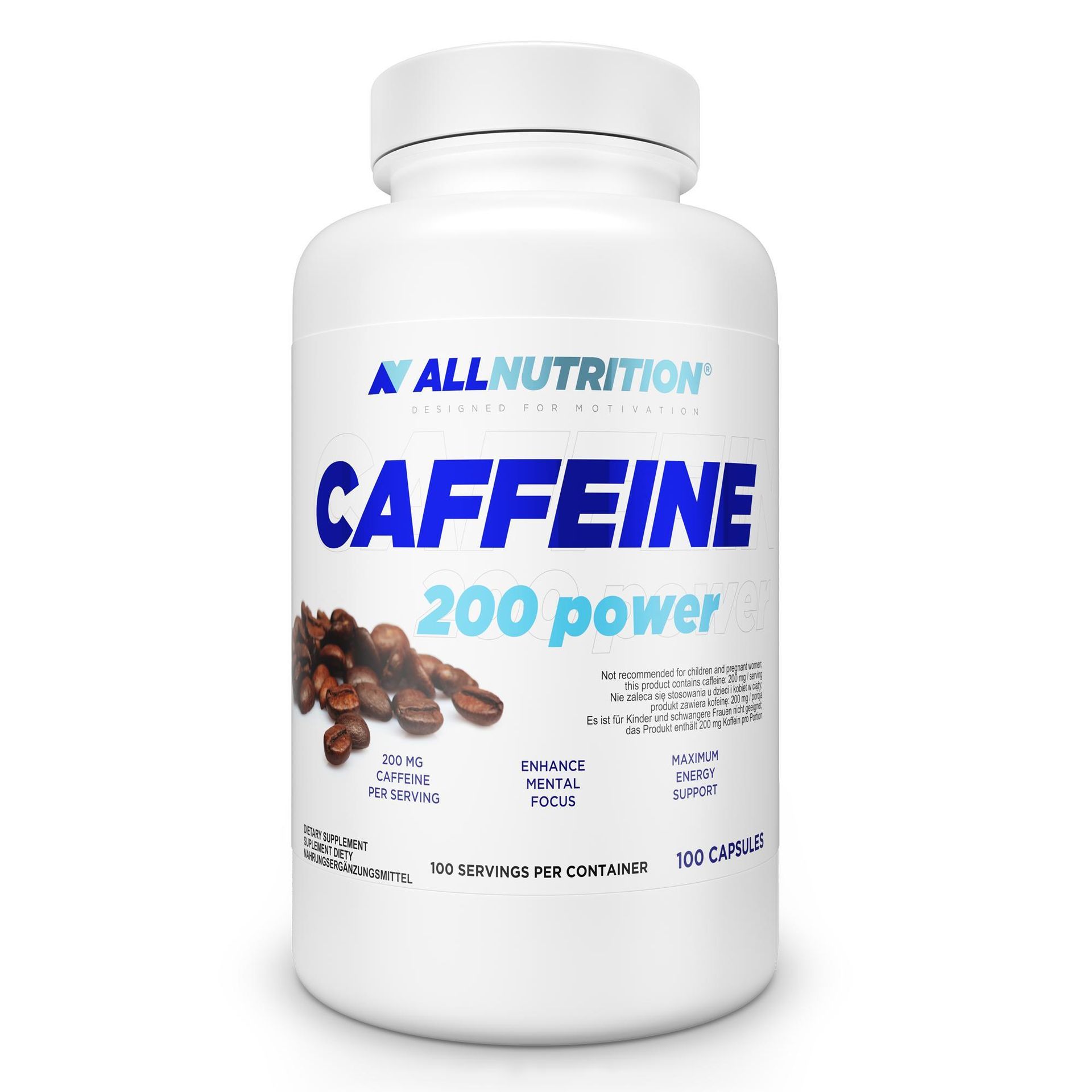 Power Health SFD ALLNUTRITION Caffeine 200 100 kaps 3224862