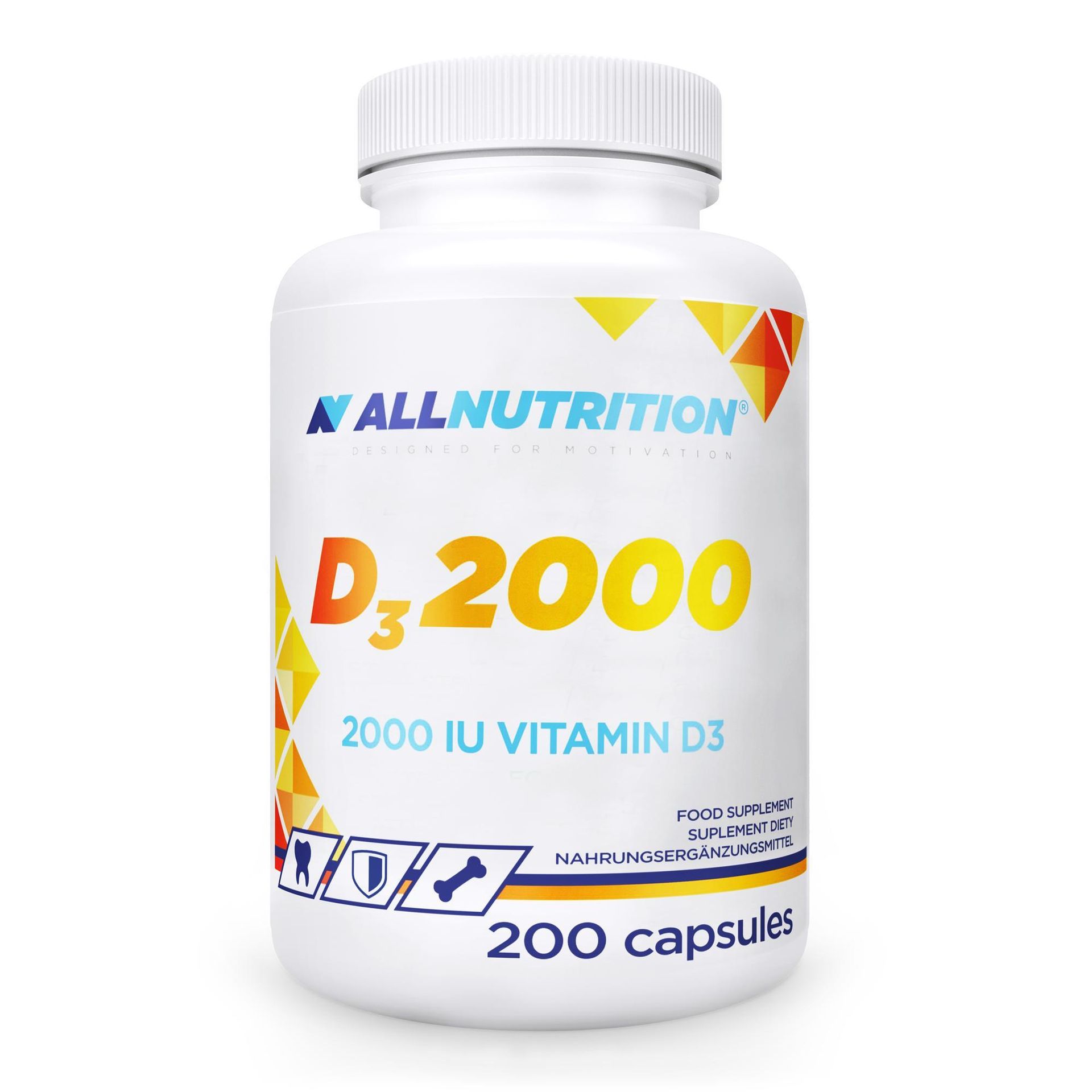ALLNUTRITION Allnutrition Witamina D3 2000 200 kapsułek