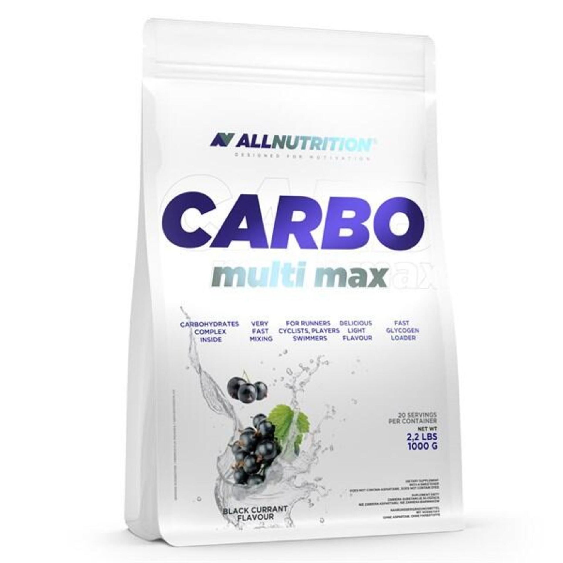 ALLNUTRITION Węglowodany Carbo Multi Max 1000g Smaki Wiśnia 5902837700496