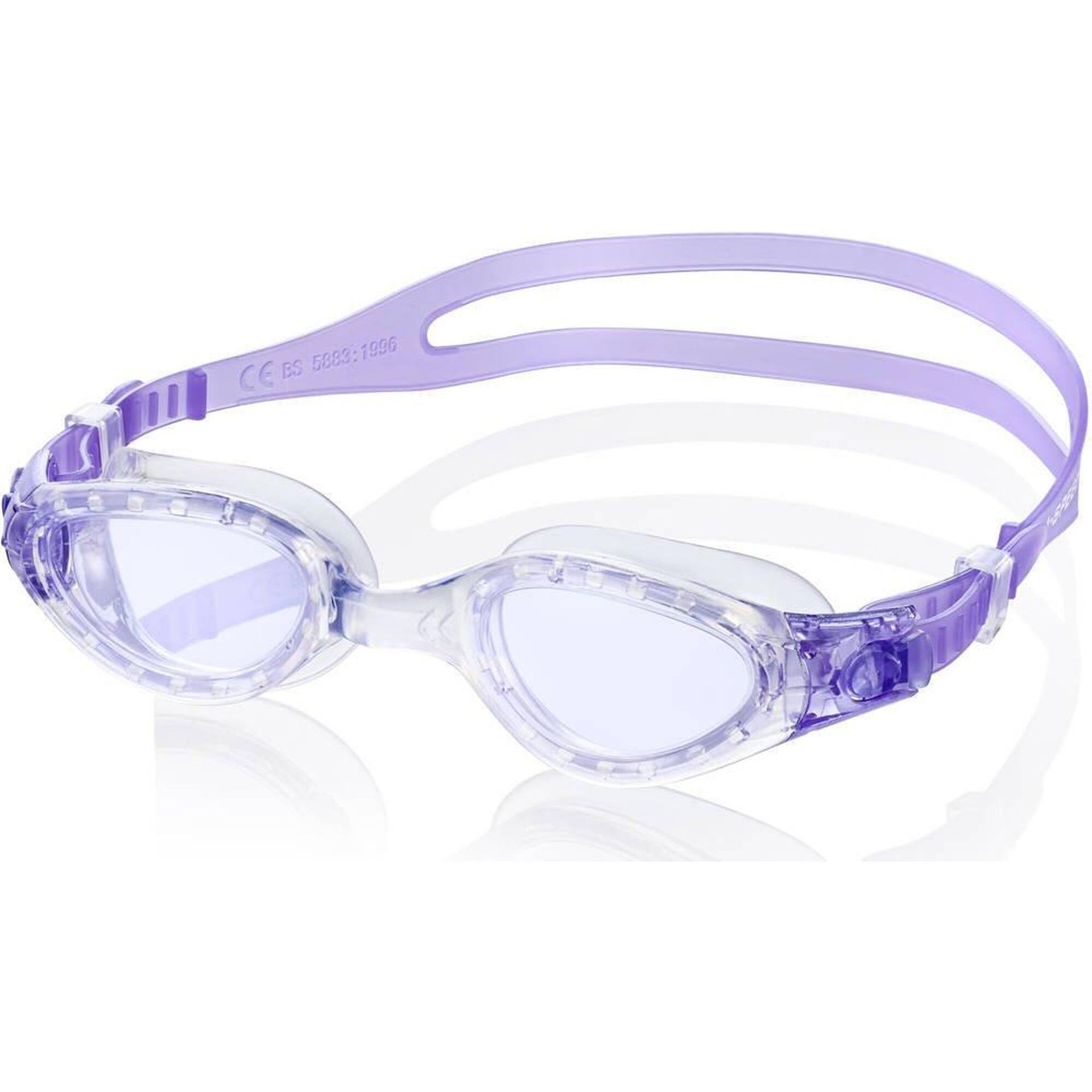 Aqua Speed AquaSpeed, Okulary pływackie, Eta, rozmiar M, fioletowe transparentne