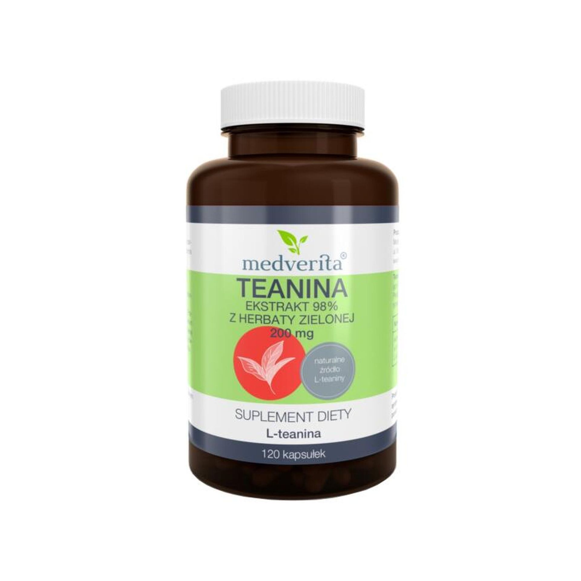 Teanina 200mg MEDVERITA 120 kaps