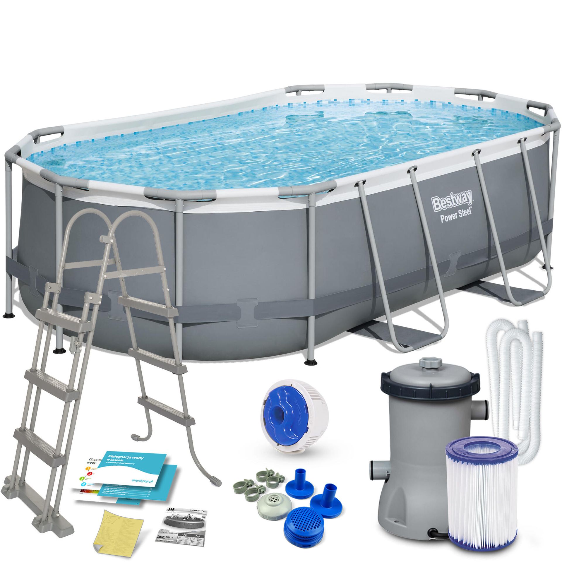 Bestway Steel Frame Pool 424 x 250 x 100 cm