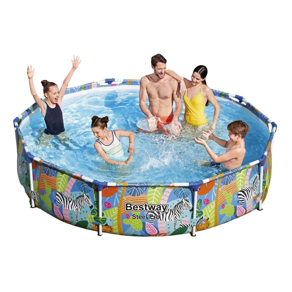 Bestway Basen ogrodowy stelażowy 305x66 zestaw 17w1 56985 56985-15W1