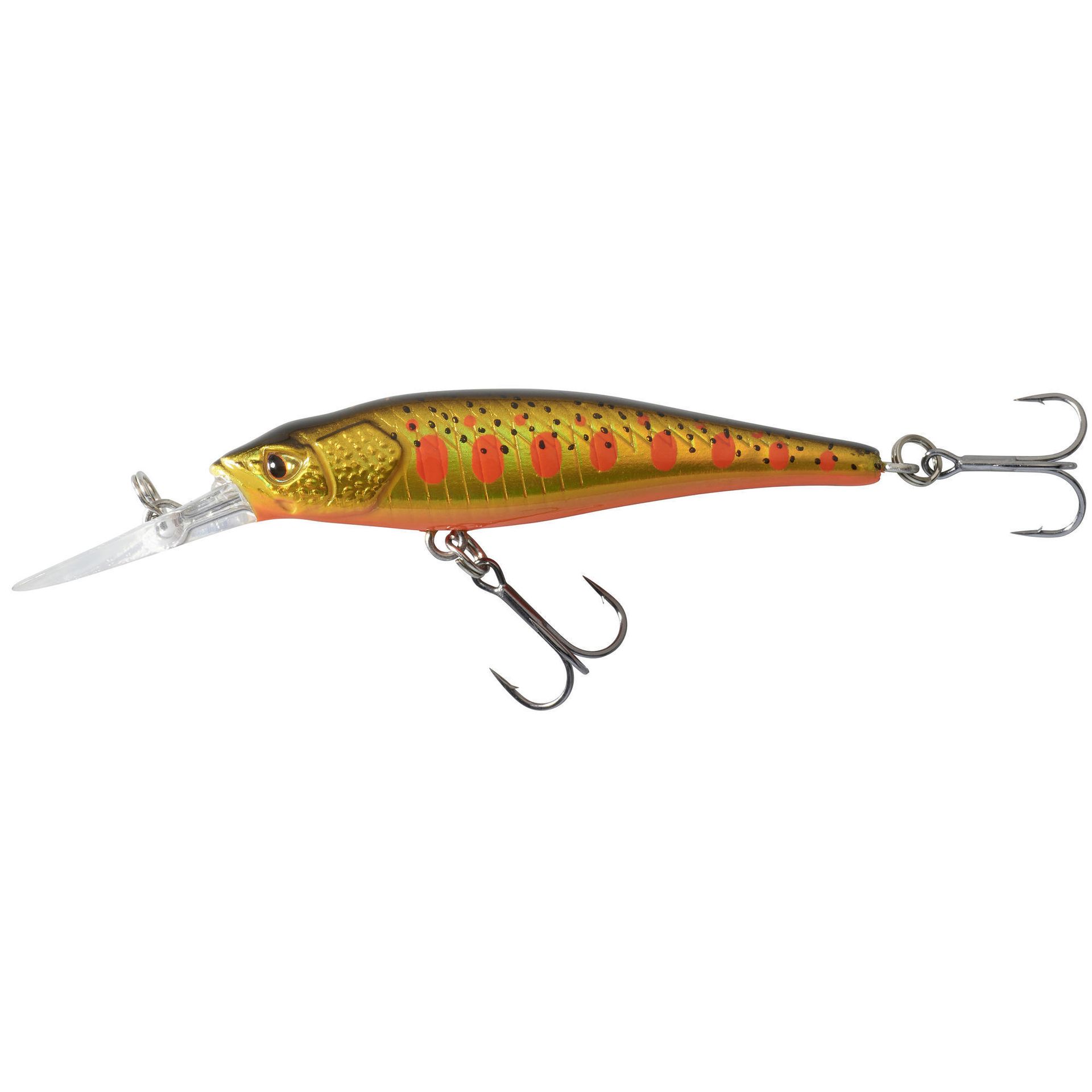 CAPERLAN Wobler Jerkbait/ Deep Minnow Mnwdd 50 Sp Yamame Orange Unisex
