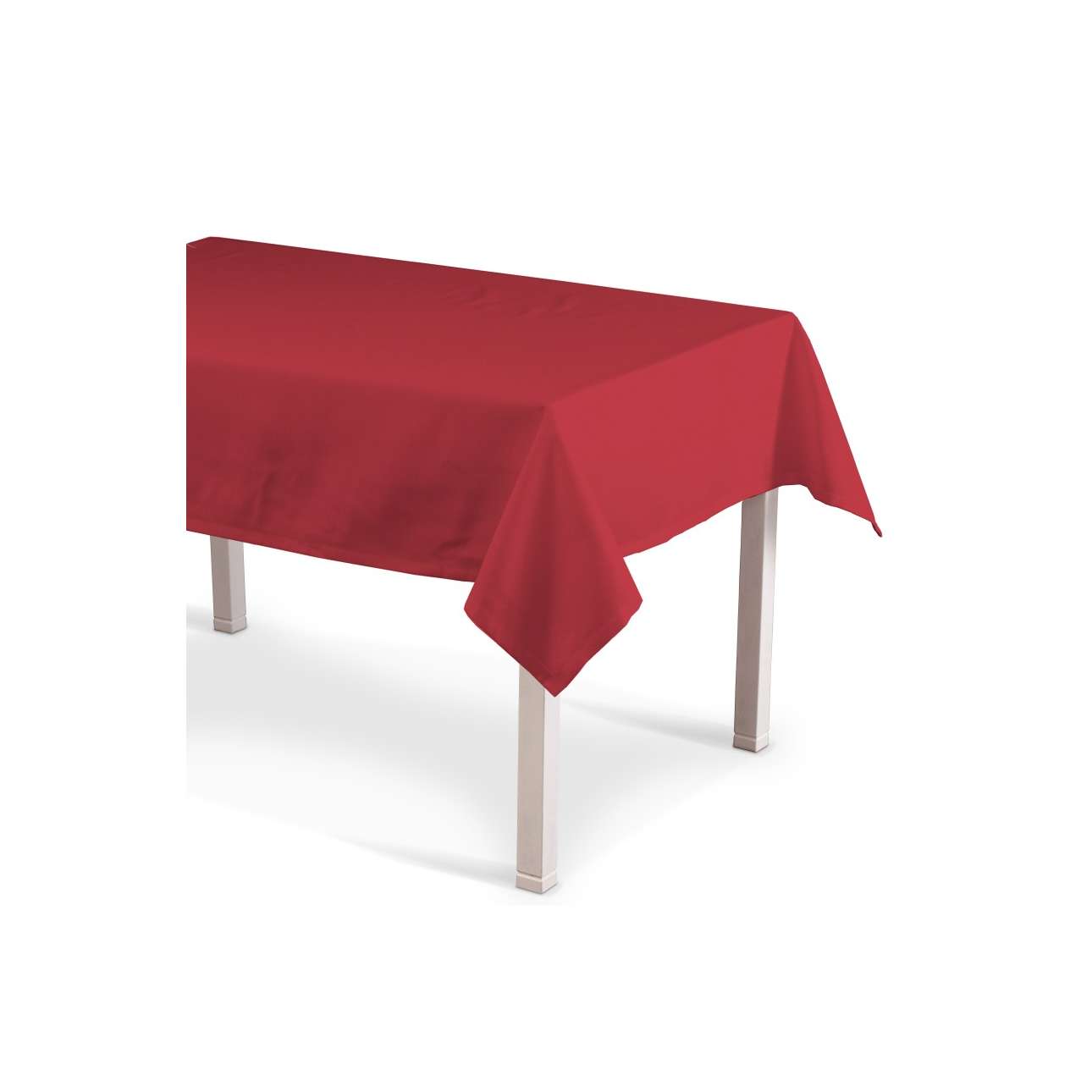 Dekoria prostokątny obrus na stół 130x250 cm dekoracja stołu Czerwony 437-136-19