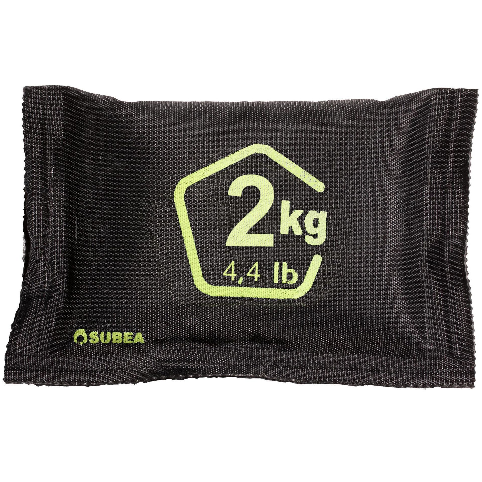 SUBEA Balast śrutowy ołowiany 2 kg do nurkowania Unisex