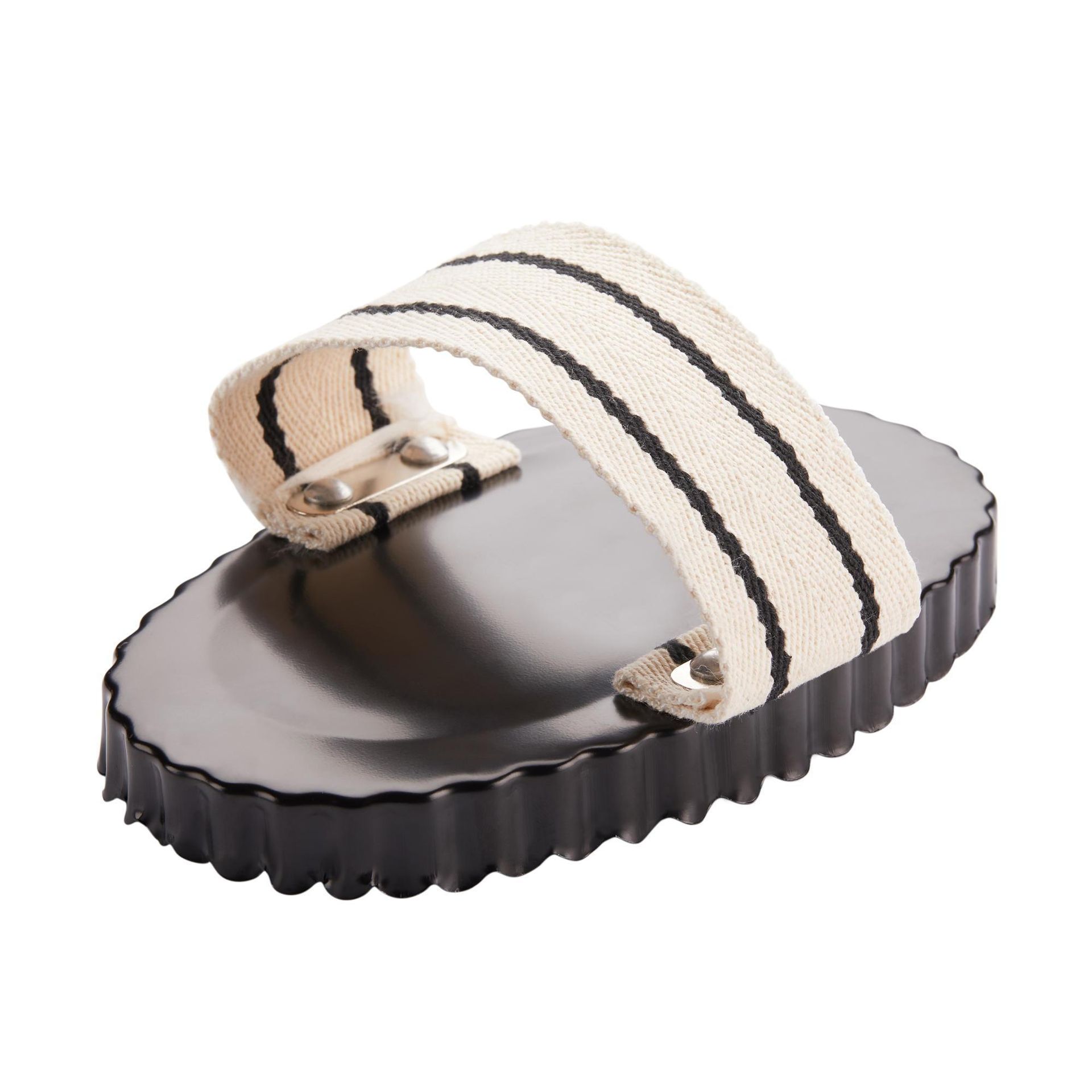 Kerbl Zgrzebło stalowe czarne unisex