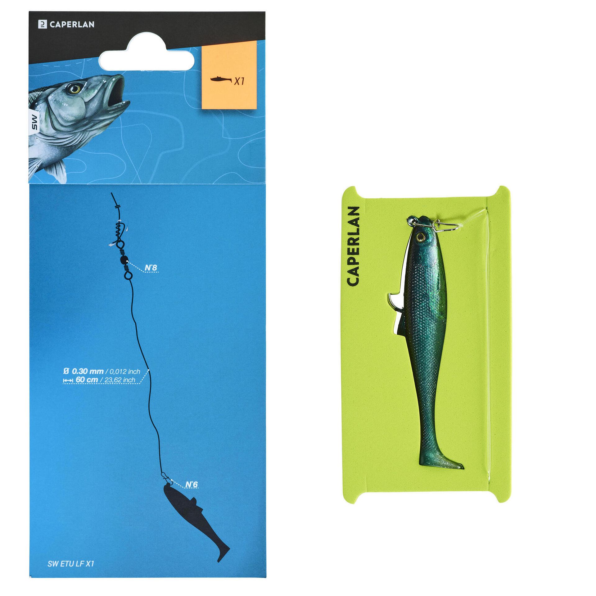 CAPERLAN Przypon spinningowy SW ETU LF x1 Unisex