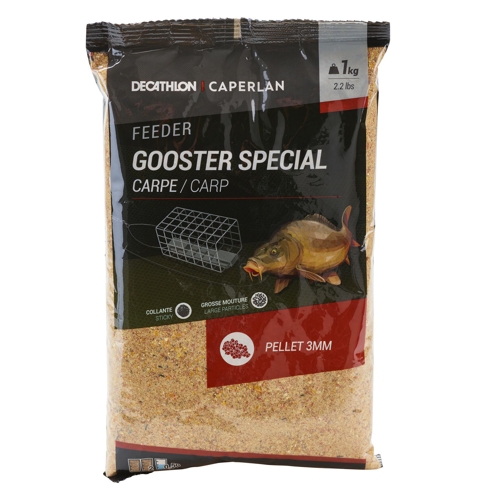 CAPERLAN Gooster Karp Feeder 1 kg Unisex