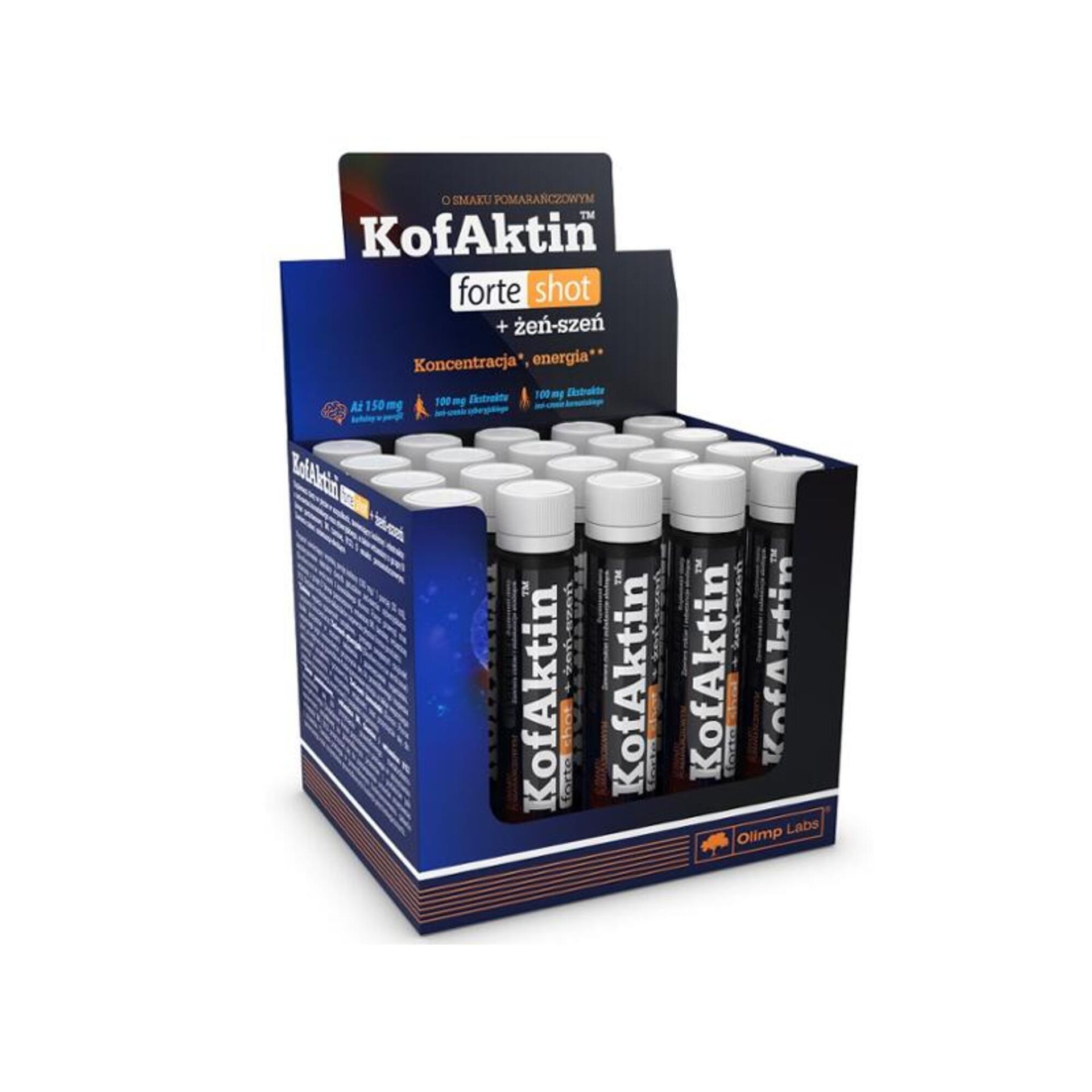 Olimp KofAktin Forte + Żeń - Szeń Shot, 25 ml