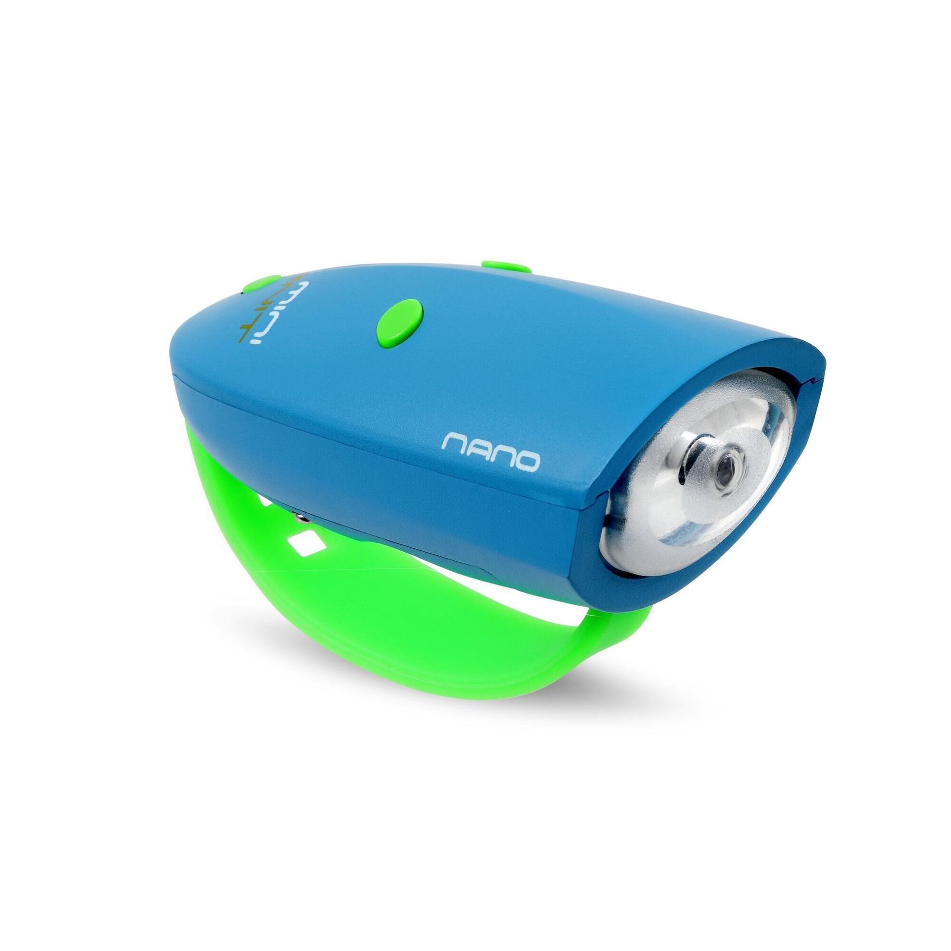 Hornit Nano lampka klakson dla dzieci Blue Green