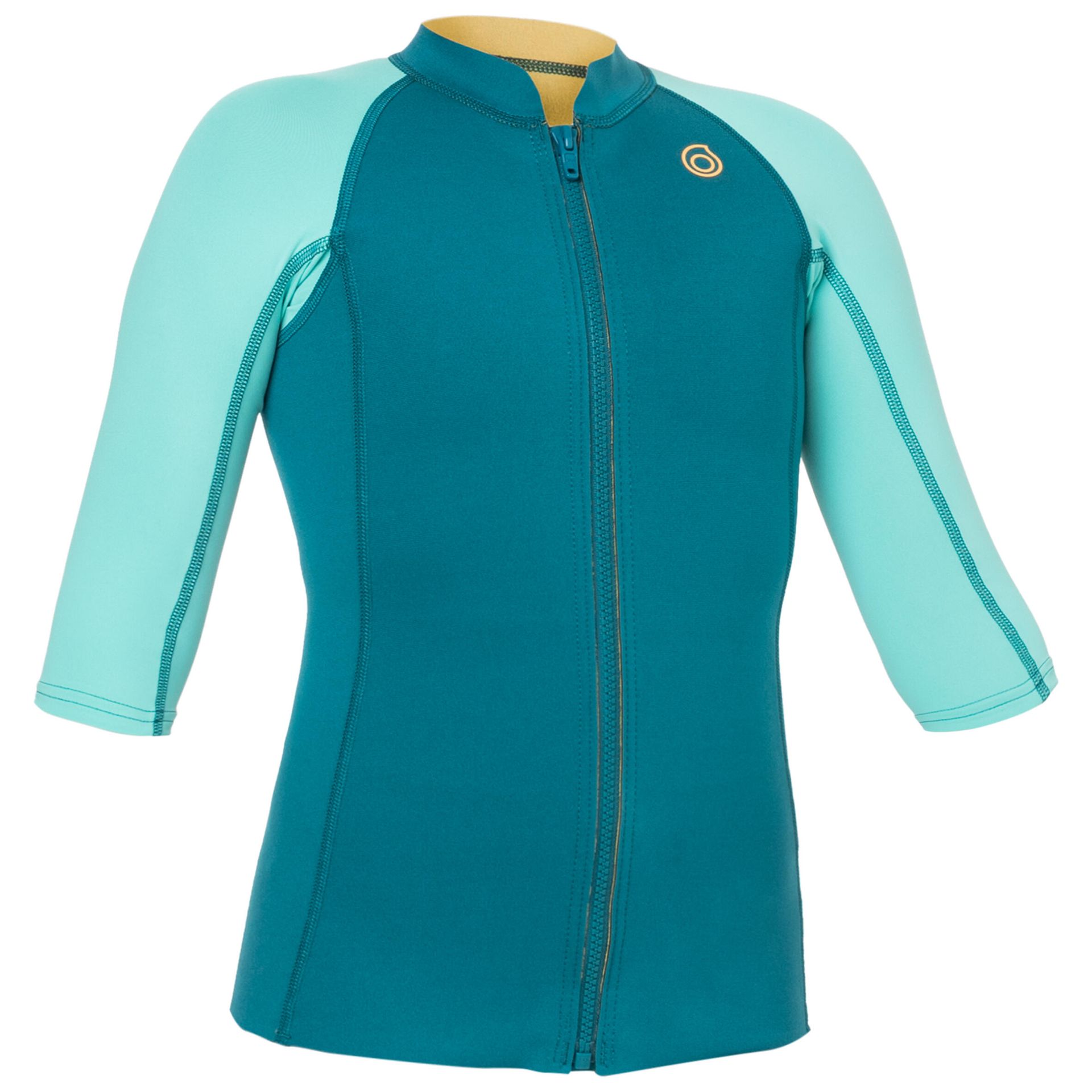 SUBEA Top Krótki Rękaw Do Snorkelingu 500 Z Neoprenu Dla Dzieci unisex  3583787775615