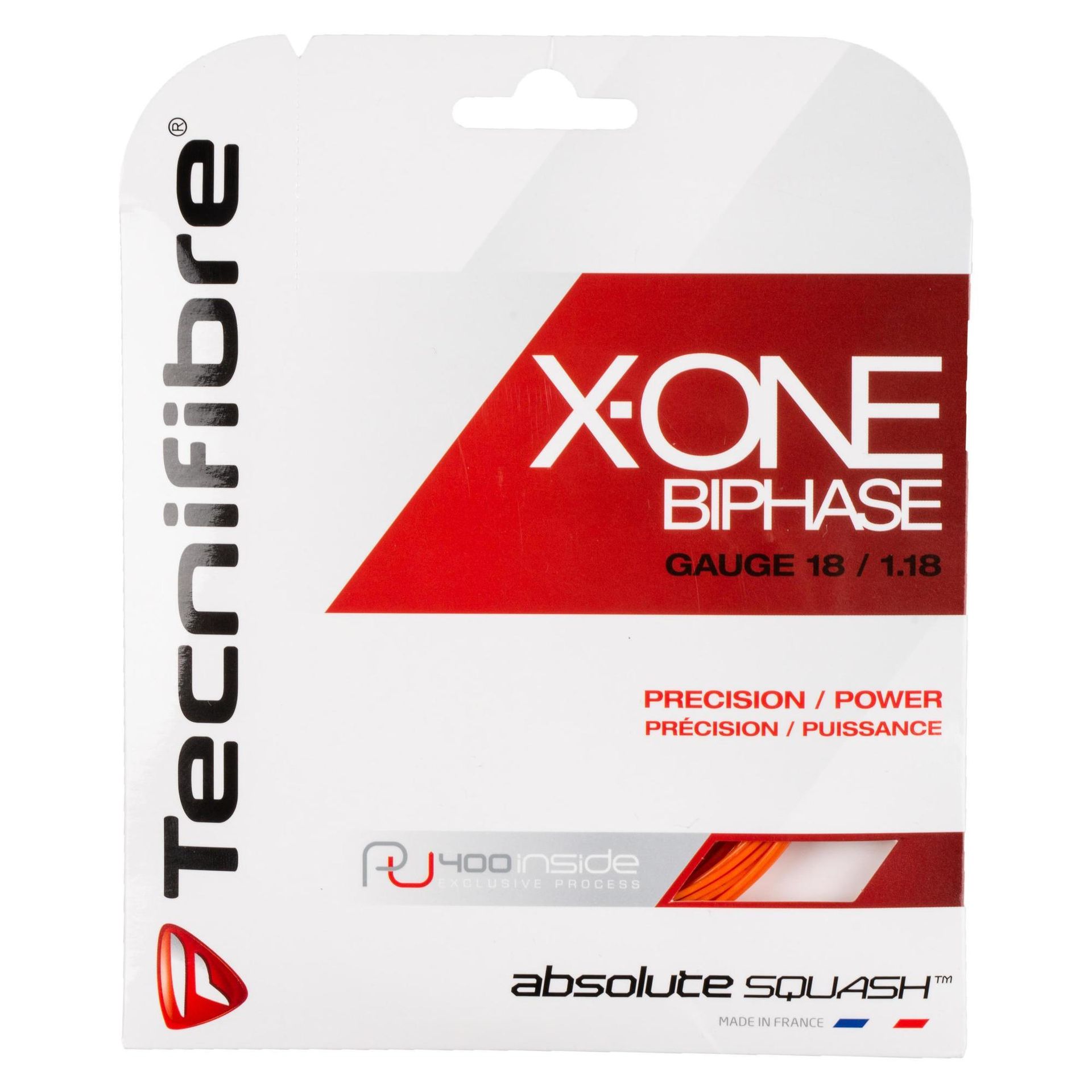 Tecnifibre NACIĄG do squasha X ONE BIPHASE 1.18 2019 unisex
