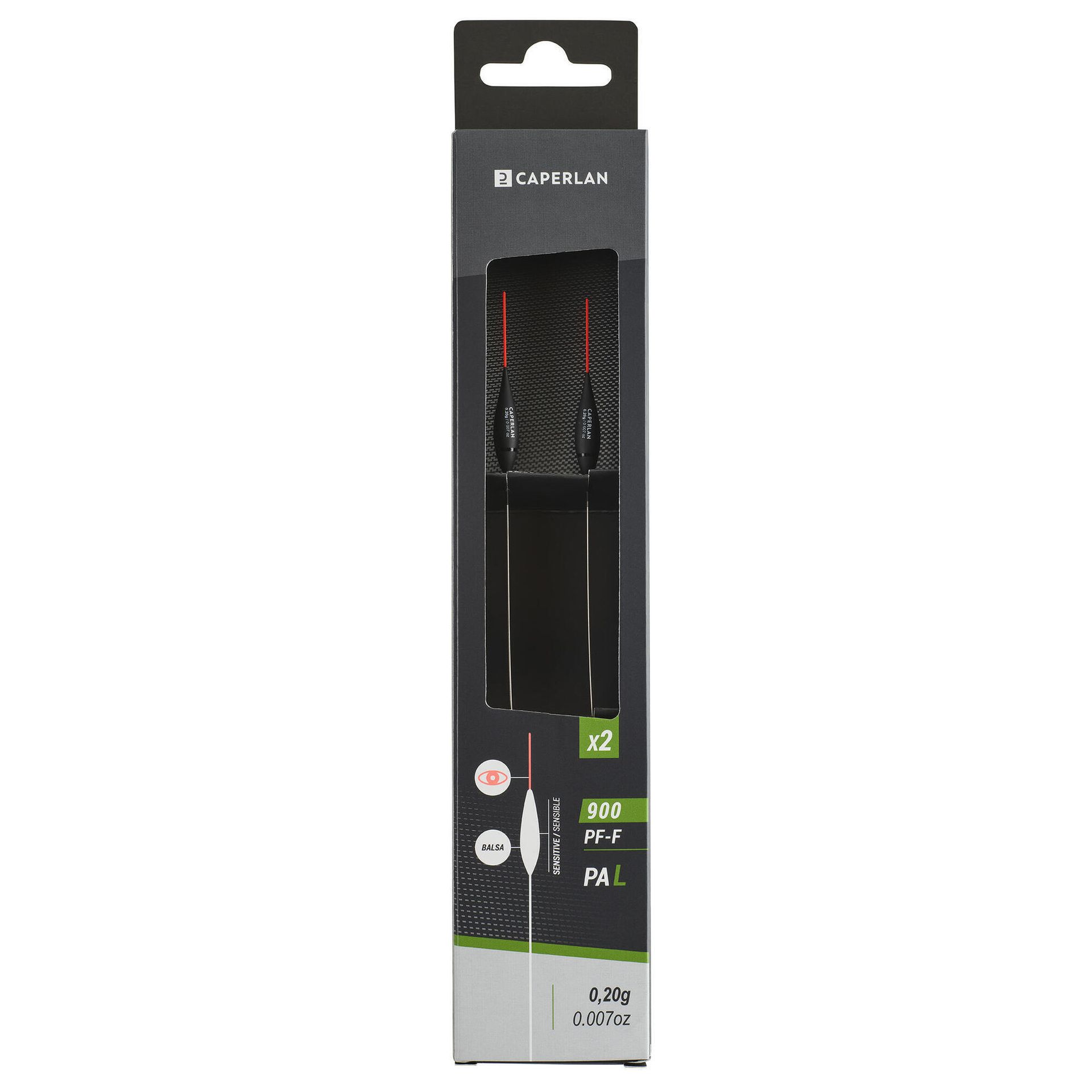 CAPERLAN Zestaw 2 spławików na stawy 0,2 G PF-F900 L Unisex