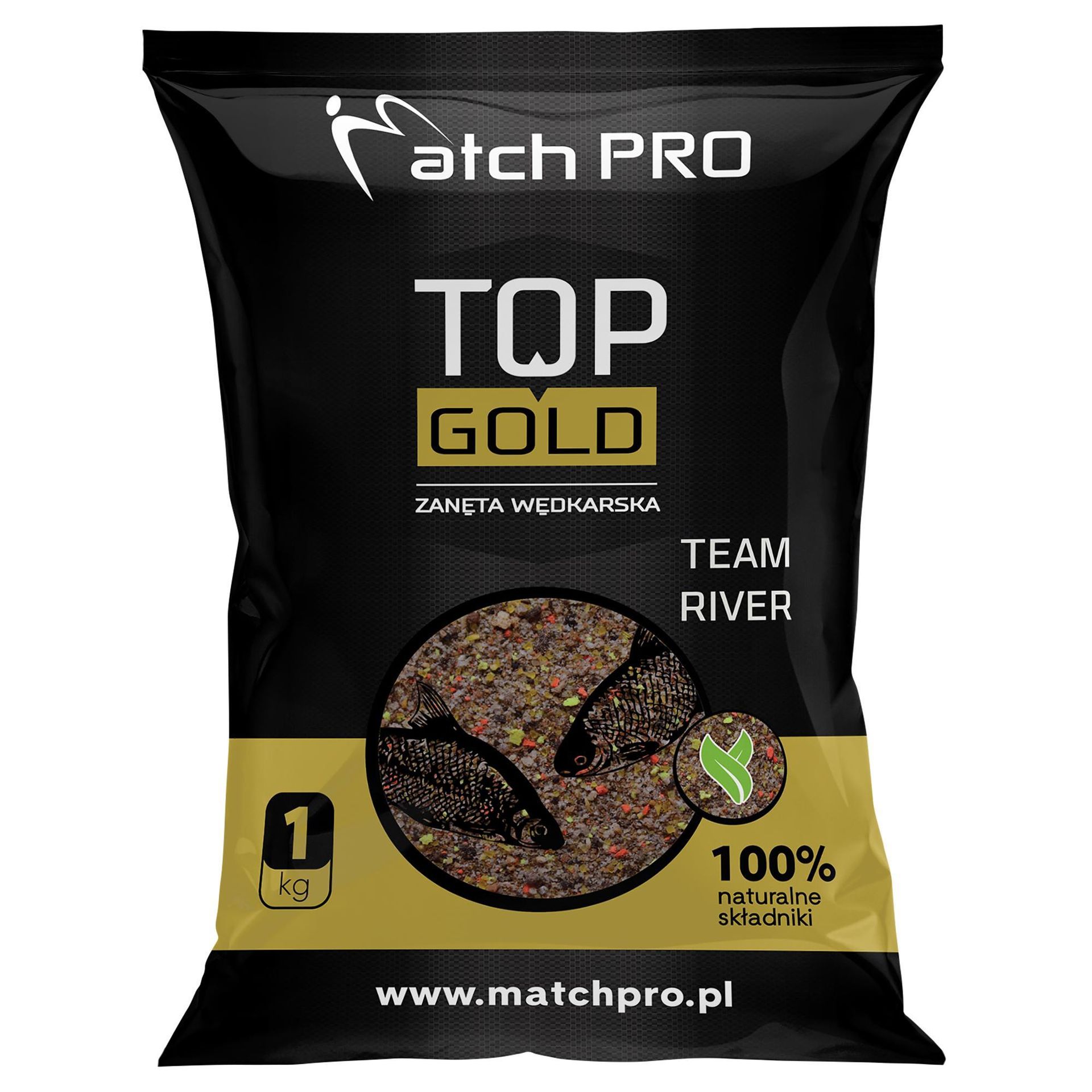 MATCHPRO Zanęta TOP GOLD TEAM RIVER 1 KG Unisex