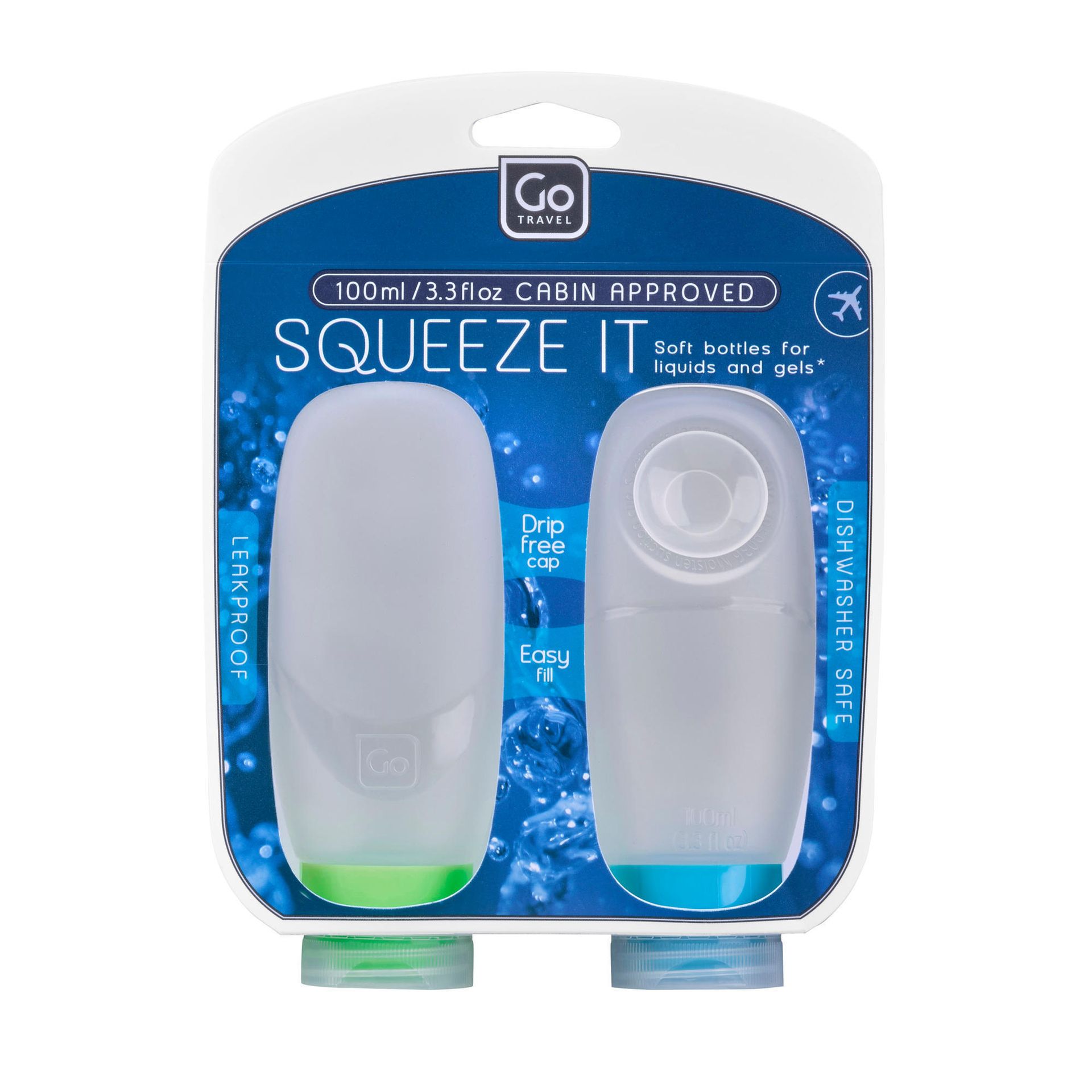 GoTravel Design Go Squeezy Bottles, walizka organizer, kolor: bezbarwny 660