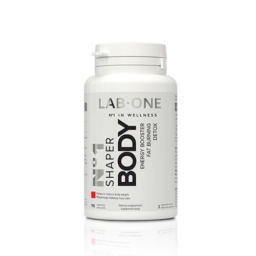 LAB ONE N1 Shaper Body (spalacz, energia i oczyszczacz) ZESTAW 2 x 90 kapsułek wegańskich