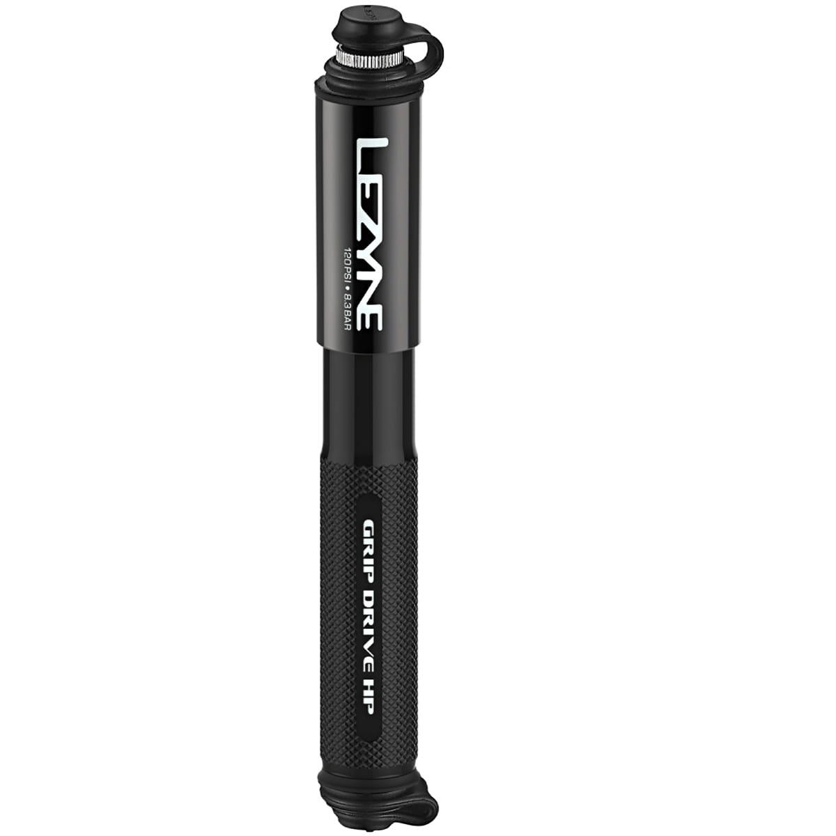Lezyne Grip Drive HP Mini Pump M, black 2021 Mini pompki 452100036