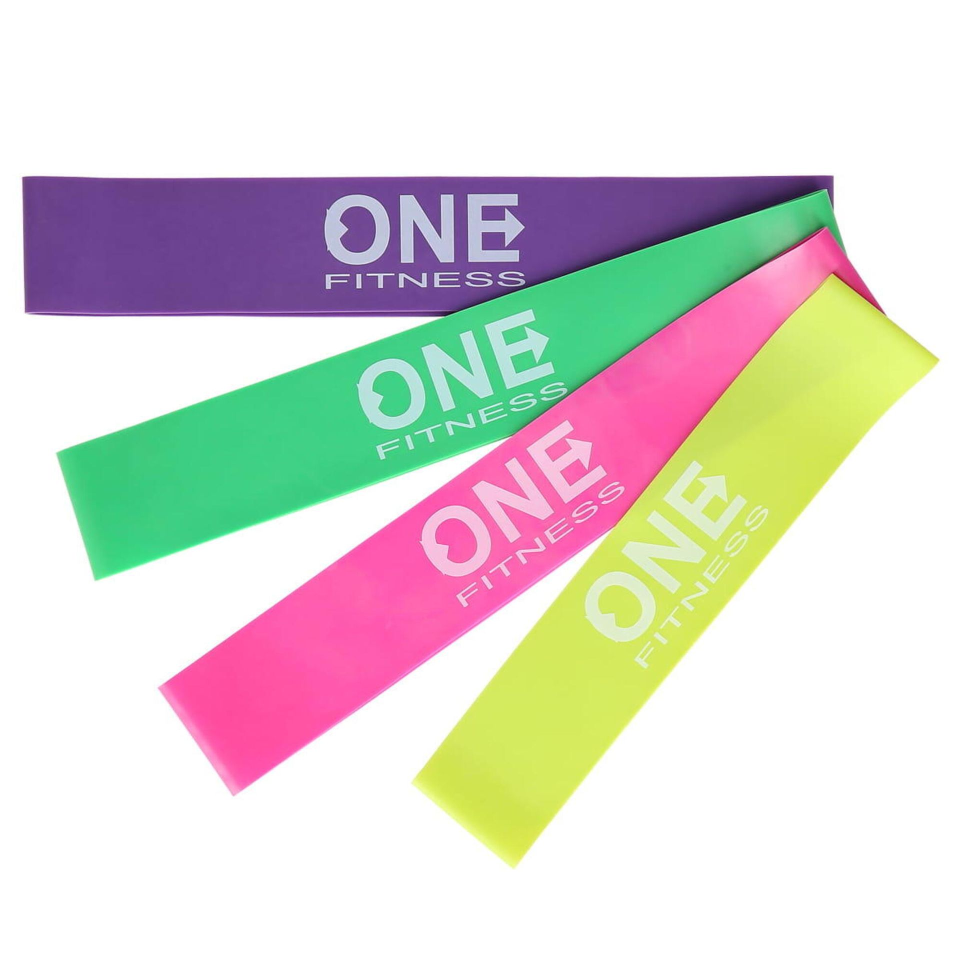 ONE FITNESS GUMY DO ĆWICZEŃ PBF SET04 ZESTAW ONE FITNESS