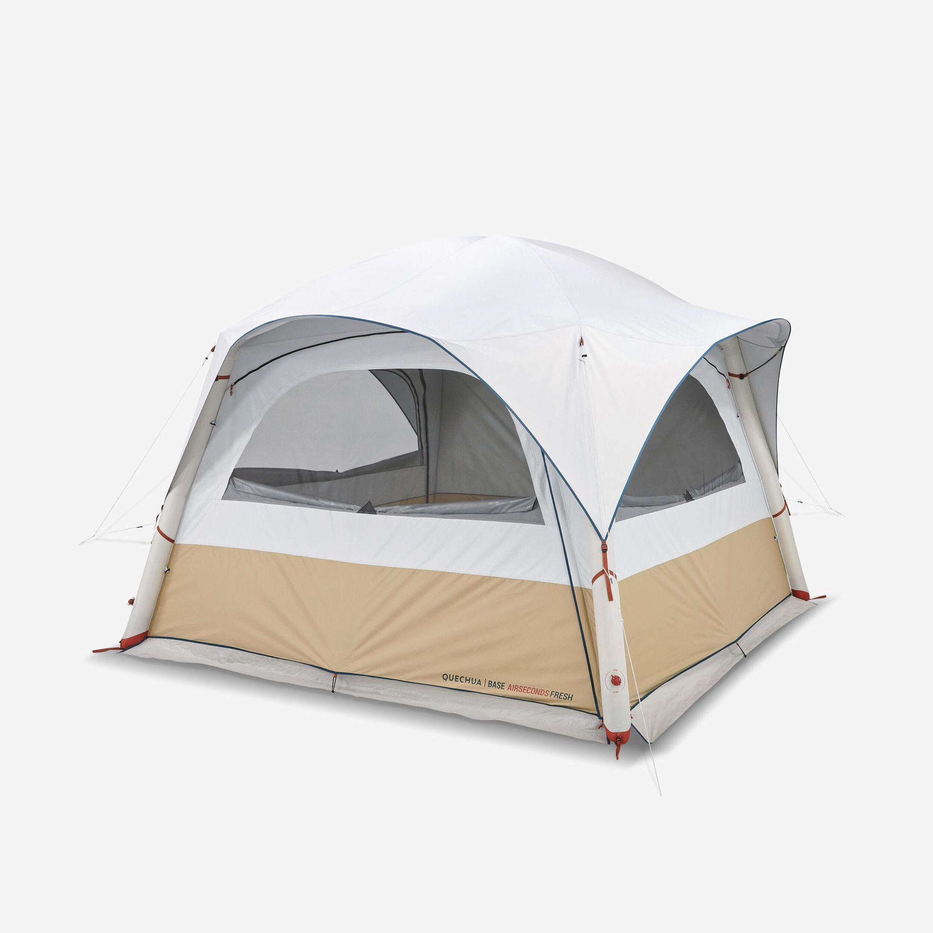 QUECHUA Przedsionek pompowany - Base Connect Air Seconds Fresh - dla 8 osób