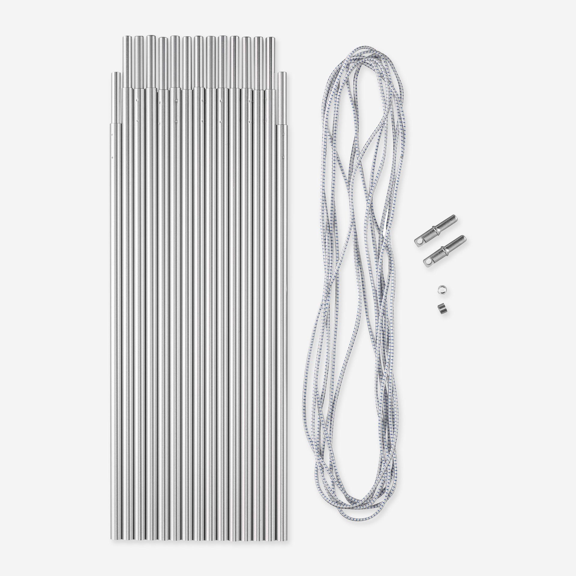 FORCLAZ Stelaż aluminiowy 4,8 m  8,5 MM 14 rurek 32,5 CM