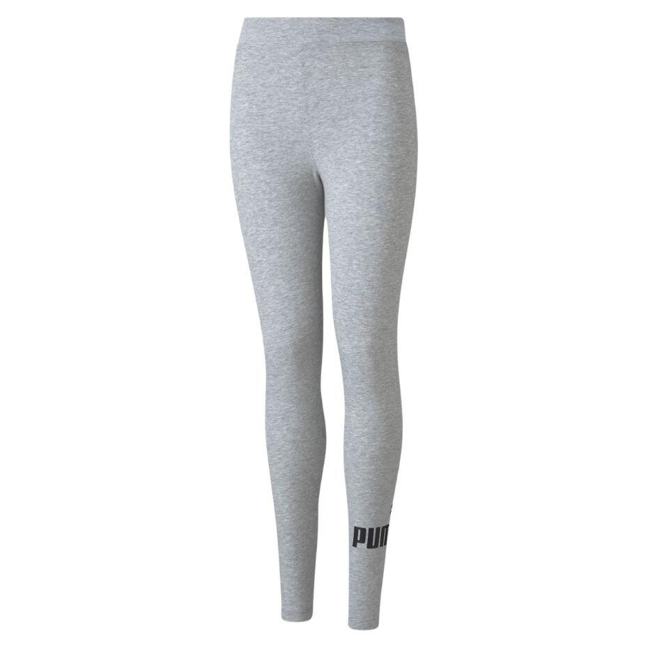 Legginsy dla dzieci Puma ESS Logo Leggings jasnoszare