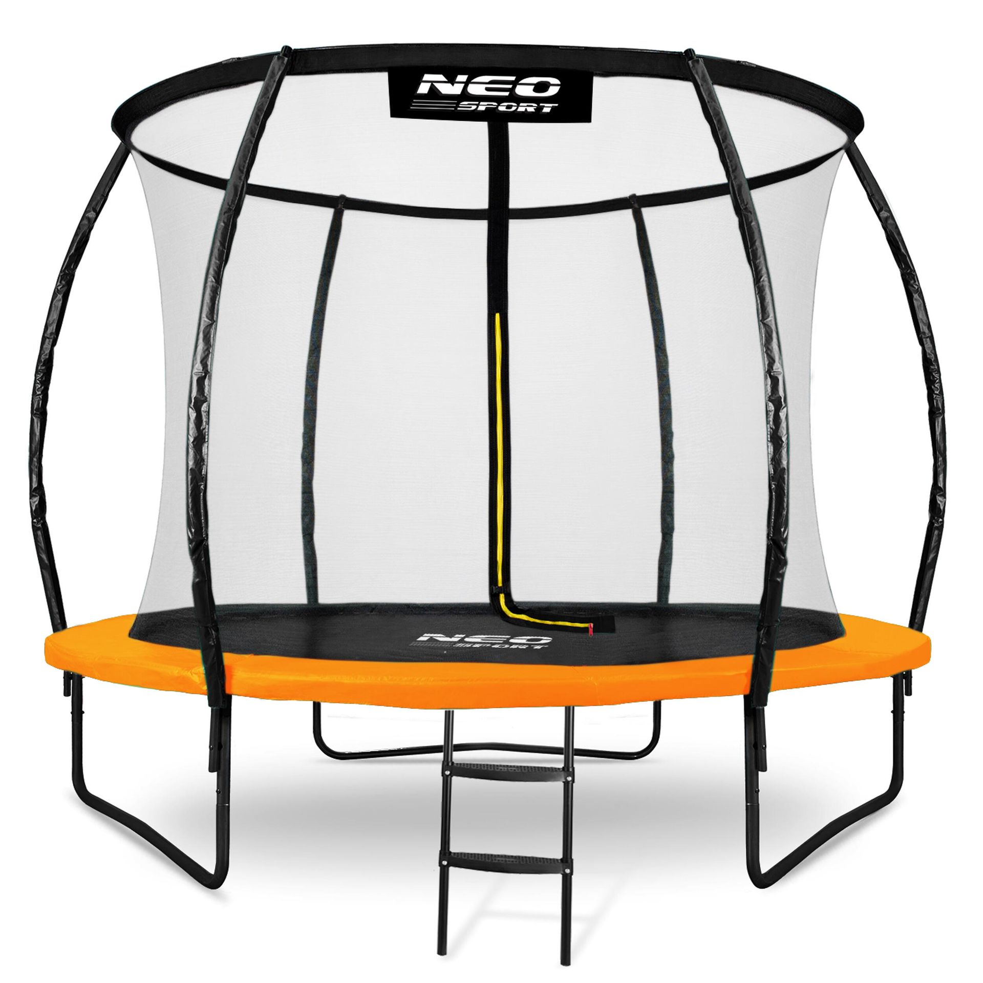 Neo-sport Trampolina ogrodowa profilowana 8ft/252cm z siatką wewnętrzną NS-08C201