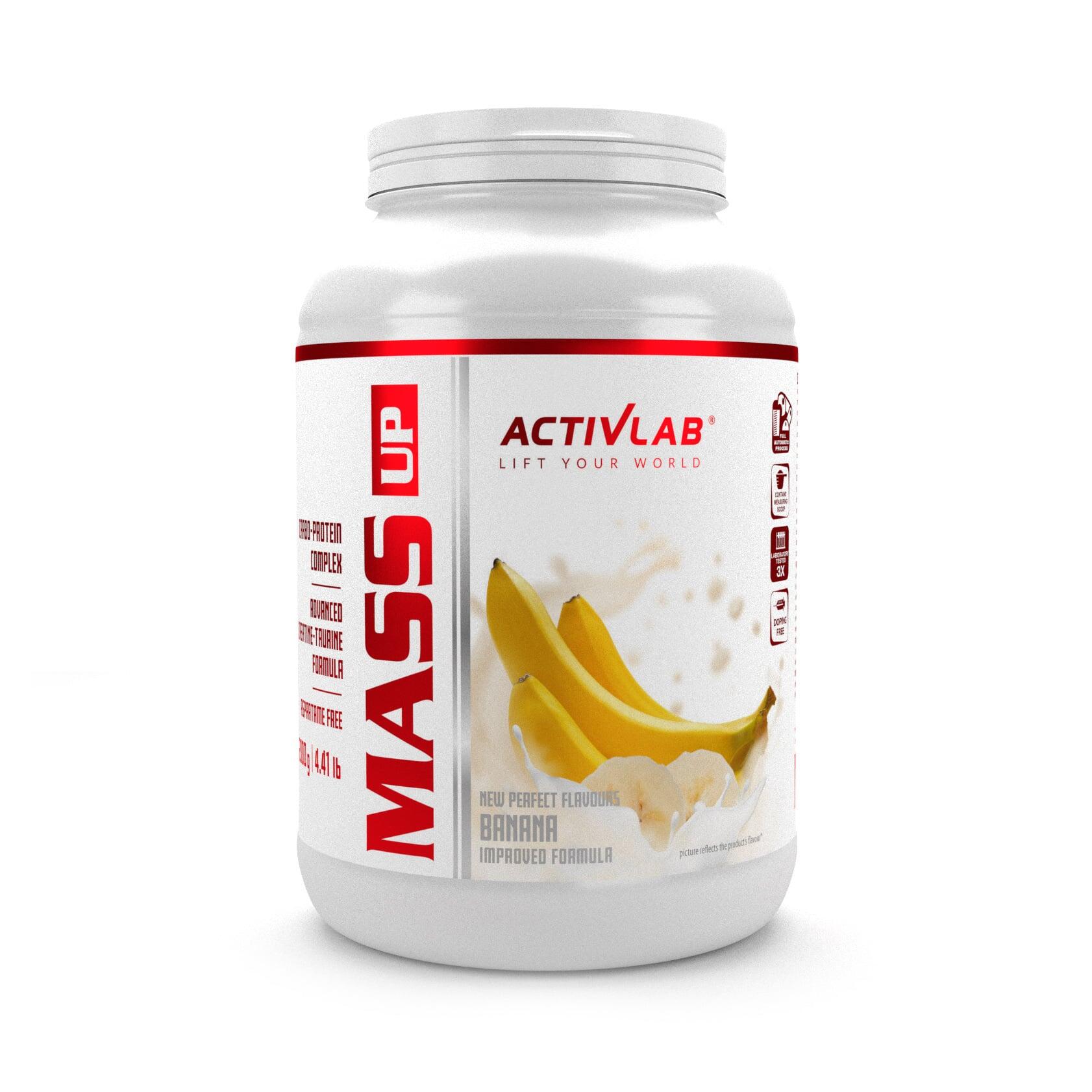 OstroVit Gainer ACTIVLAB Mass Up 2000g Smaki Banan