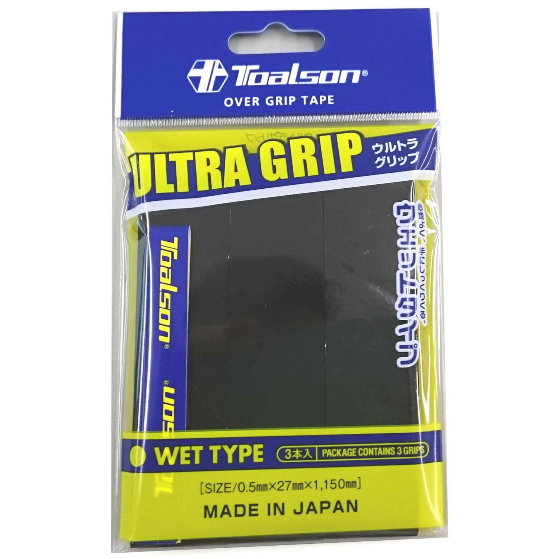 Toalson owijki tenisowe ULTRA GRIP x3 black 4931946330233