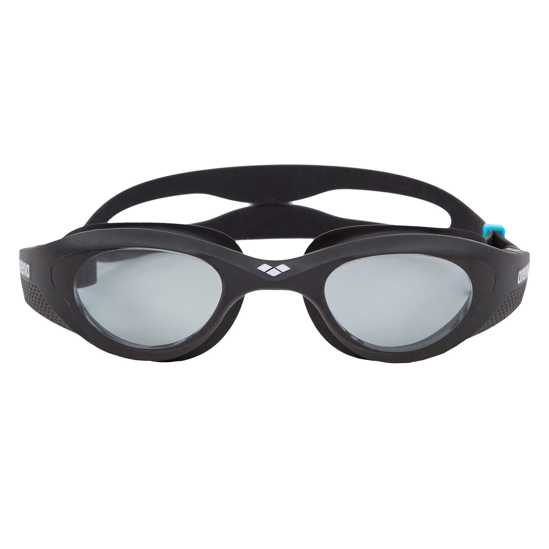 Arena okulary do pływania unisex Training spędzania wolnego czasu The One (ochrona przed promieniowaniem UV, powłoka Anti-Fog, twarda szklanki), czarny, jeden rozmiar 001430-545-NS