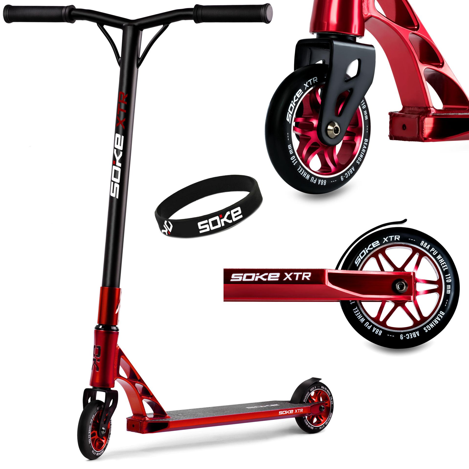SOKE Wyczynowa Hulajnoga Soke Xtr Red