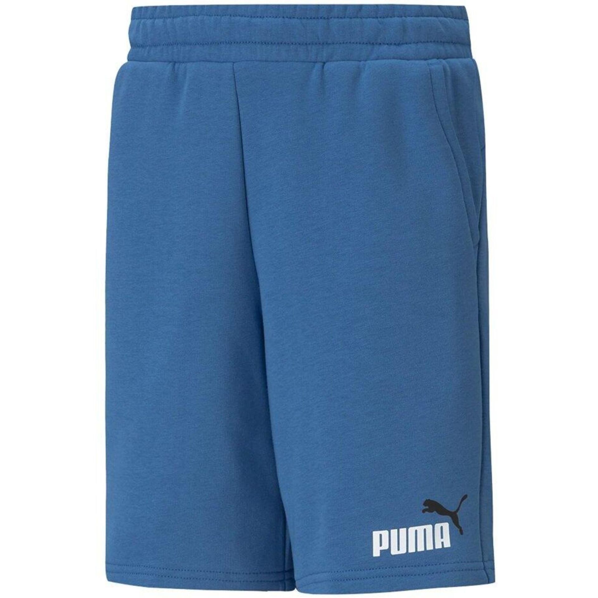Spodenki dla dzieci Puma ESS+ Col niebieskie 586989 13