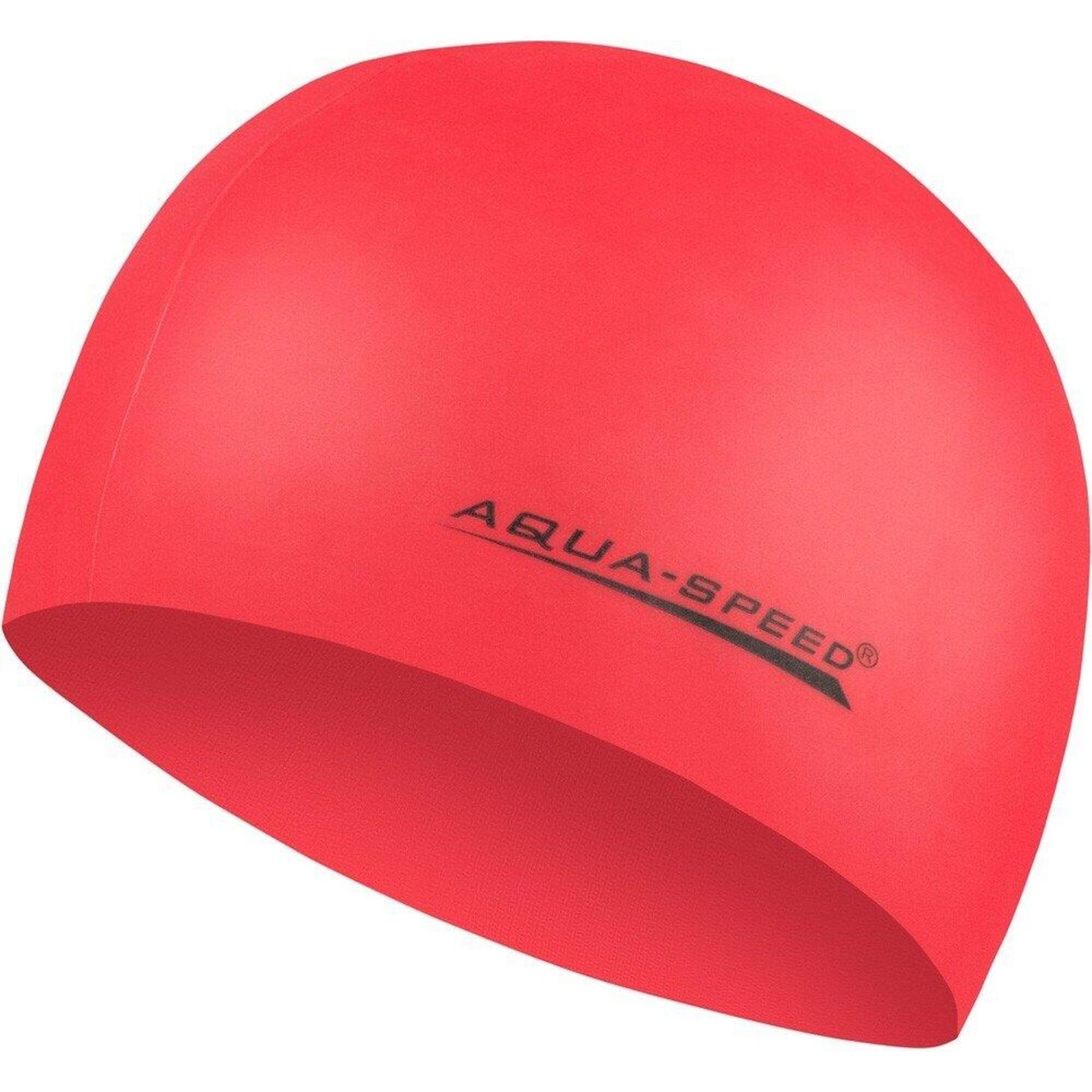 Aqua Speed Czepek pływacki, Mega, czerwony