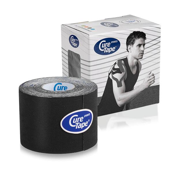 CureTape Cure Tape Sports, 5 m X 5 cm, wodoodporny, czarna
