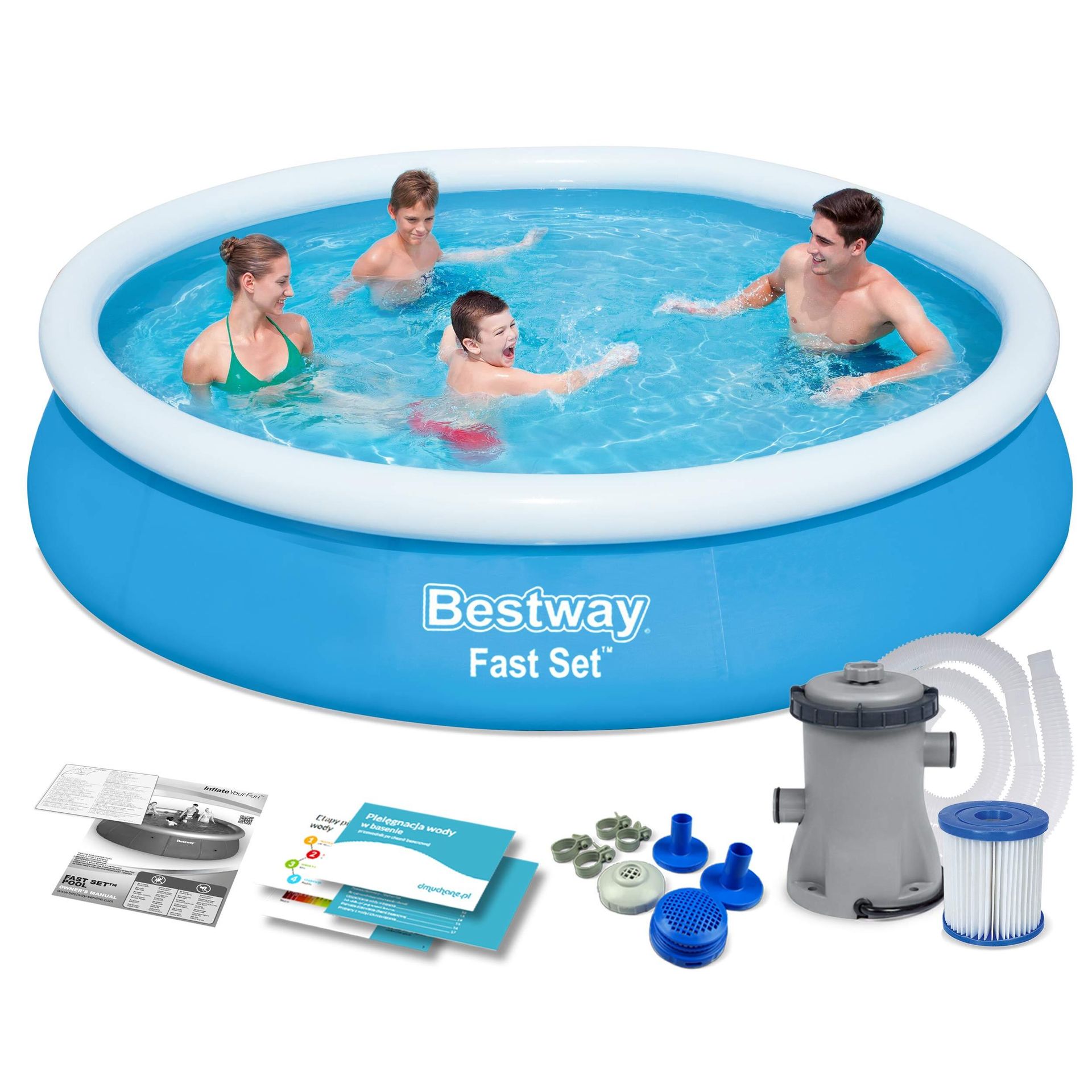 Bestway Basen rozporowy z filtrem 366 x 76 cm, 57274
