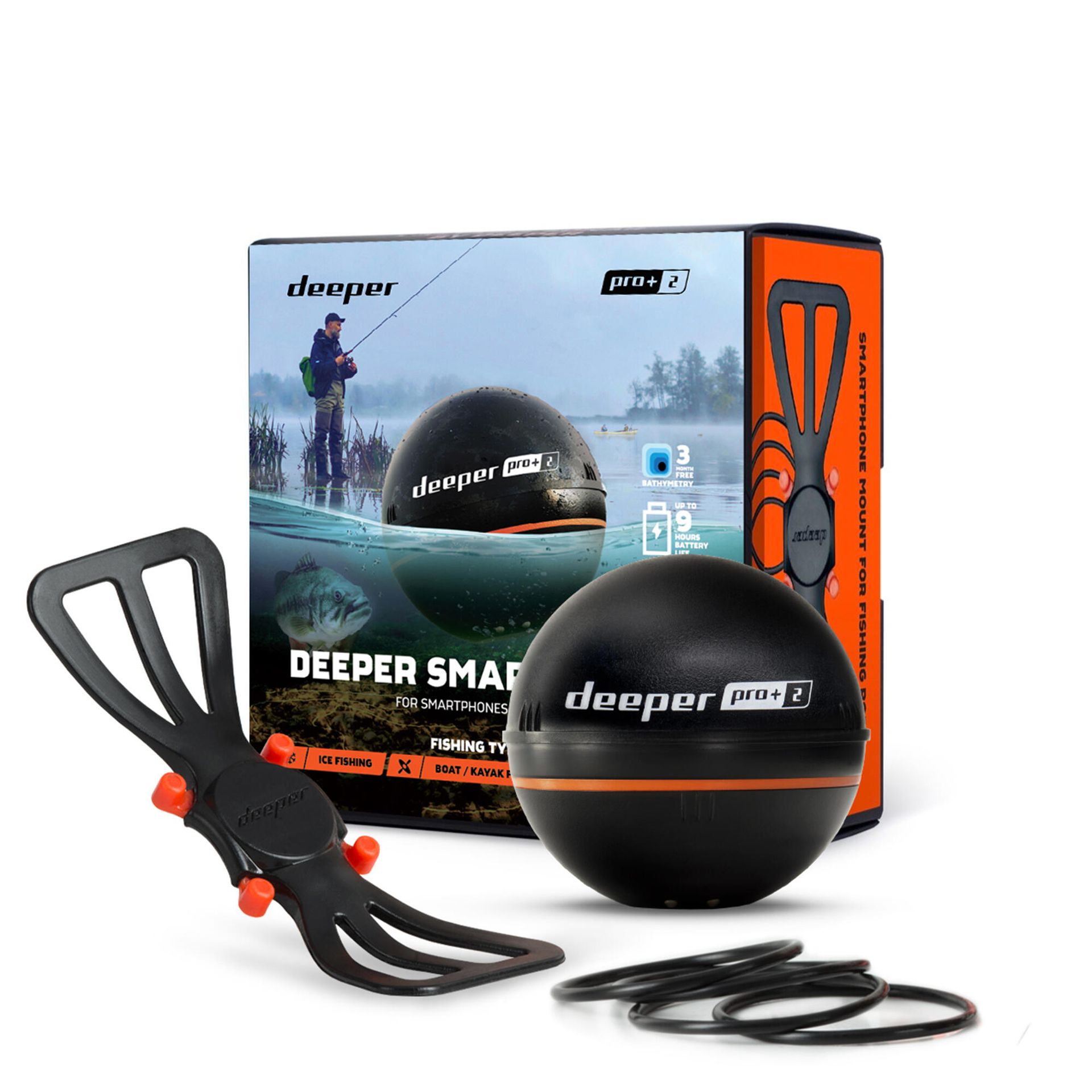 Echosonda Deeper Pro Plus 2 + Uchwyt na telefon