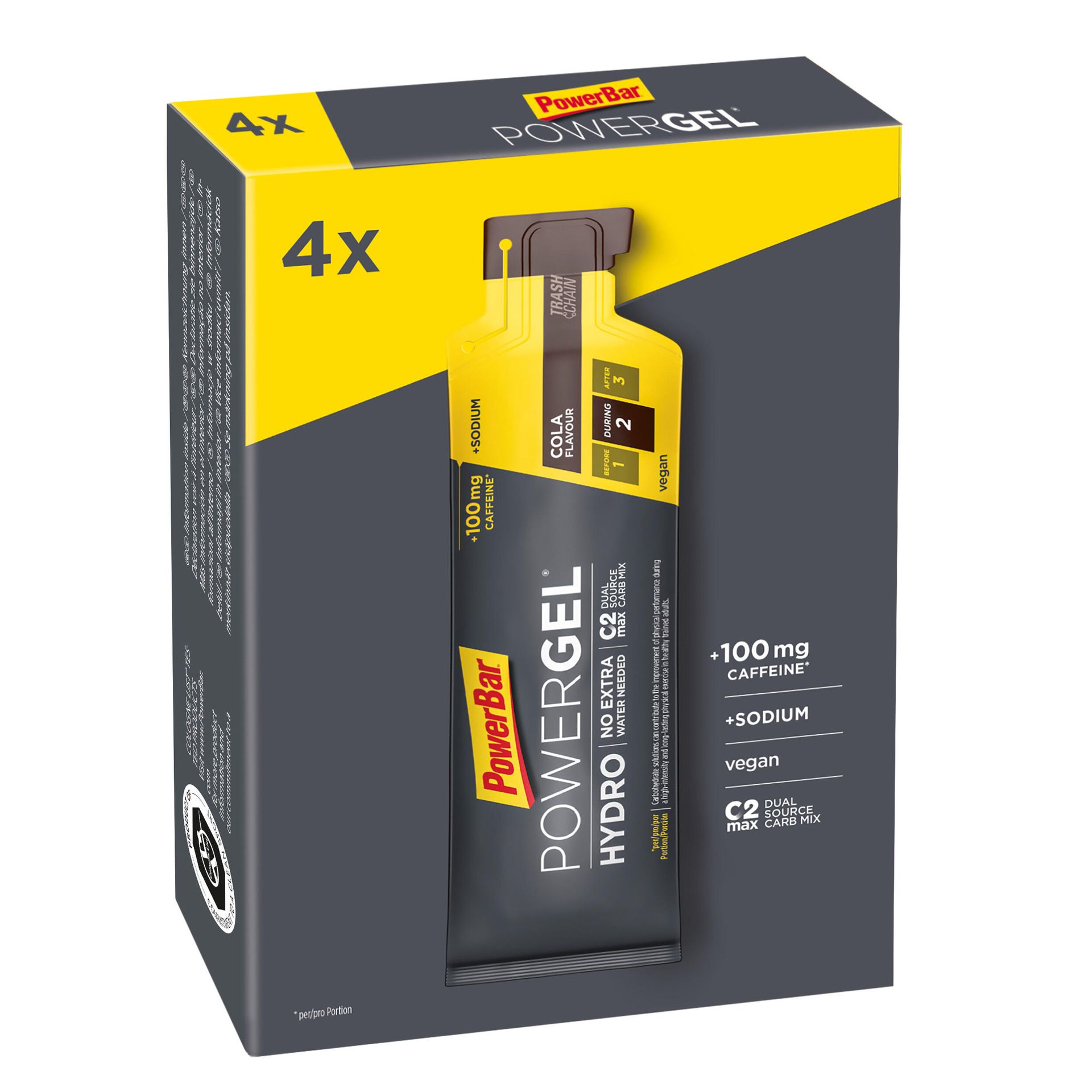 Wielopak Powerbar Hydro Gel Cola x4