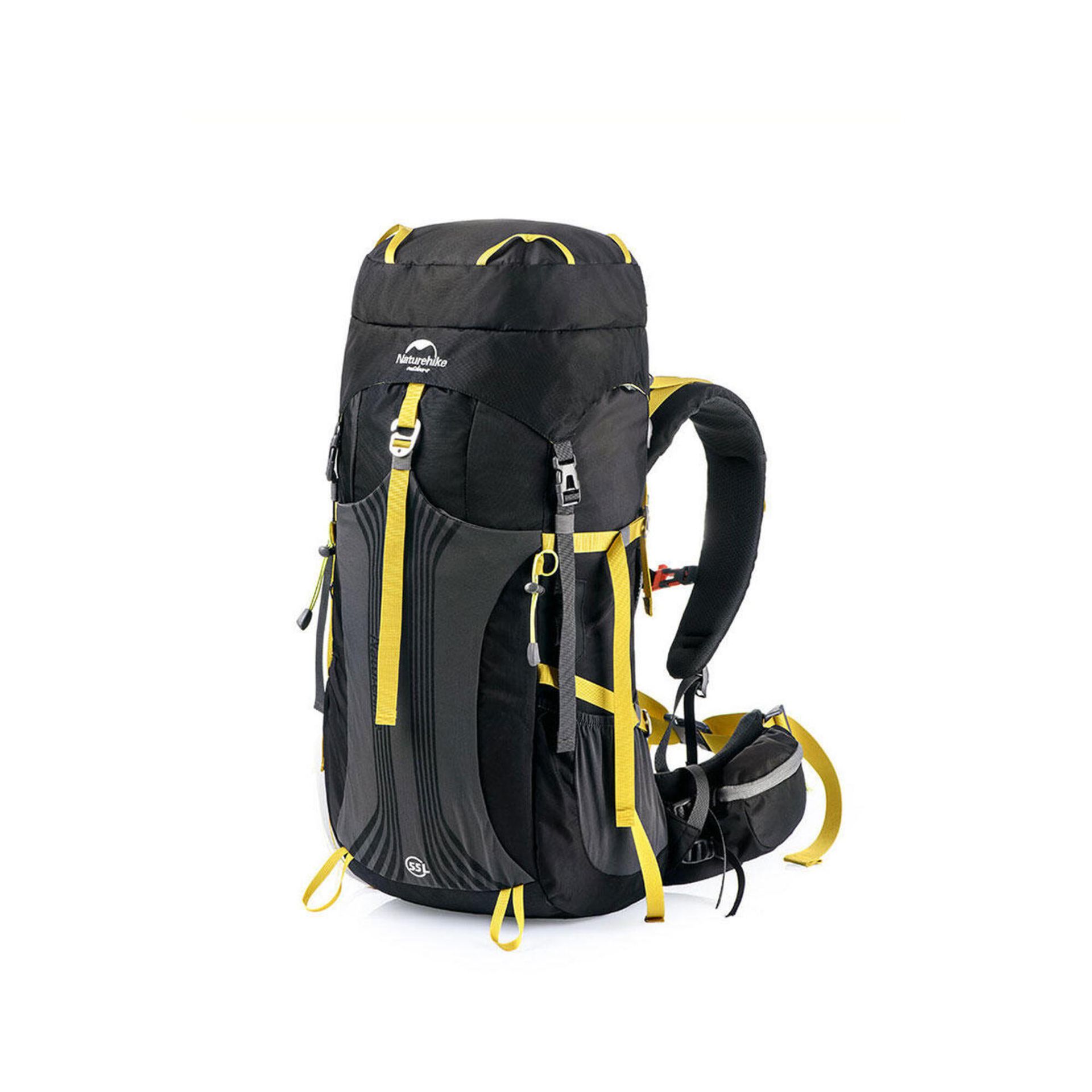 NATUREHIKE Plecak TREKKING BACKPACK 55 L-Czarny
