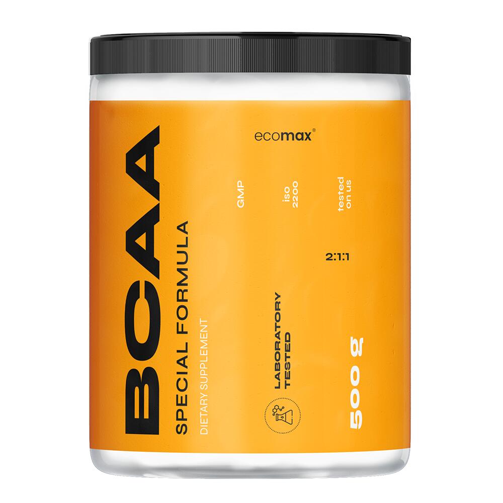 BCAA 2:1:1 ECOMAX 500 g Pomarańcza