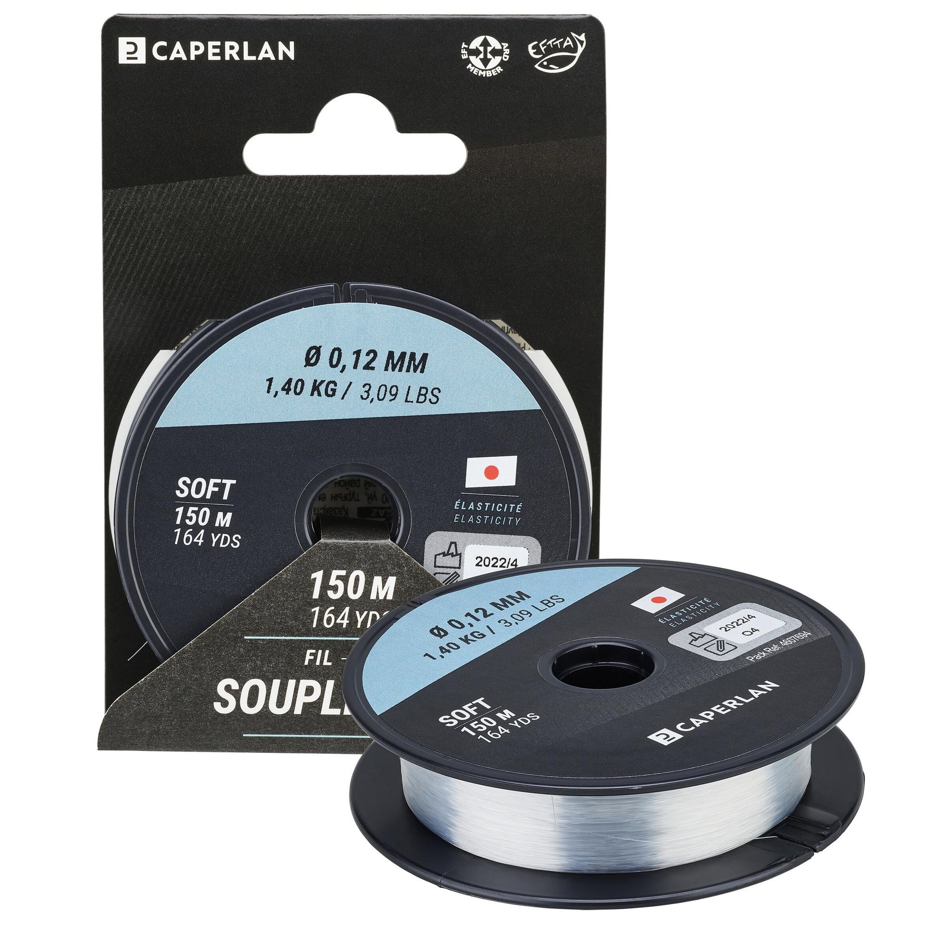 Żyłka wędkarska CAPERLAN RWY Soft 150 m cristal