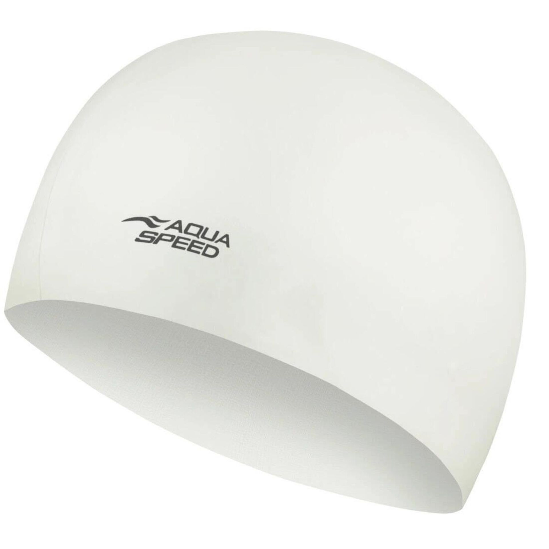Aqua Speed czepek pływacki, bardzo rozciągliwy, biały, jeden rozmiar 5908217635433