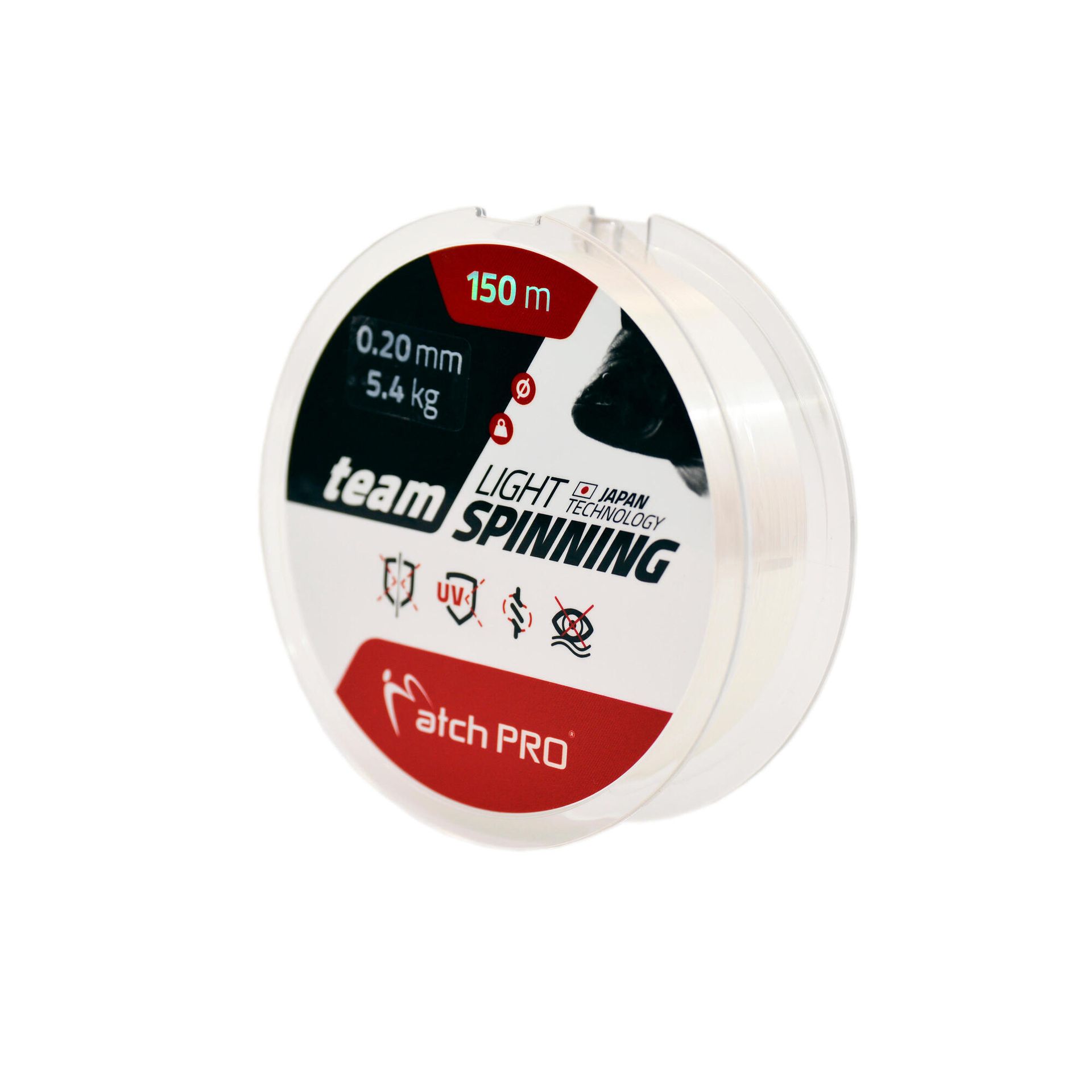 MATCHPRO Żyłka Spinningowa SPINNING LIGHT 150m 0,20mm/5,50kg Unisex