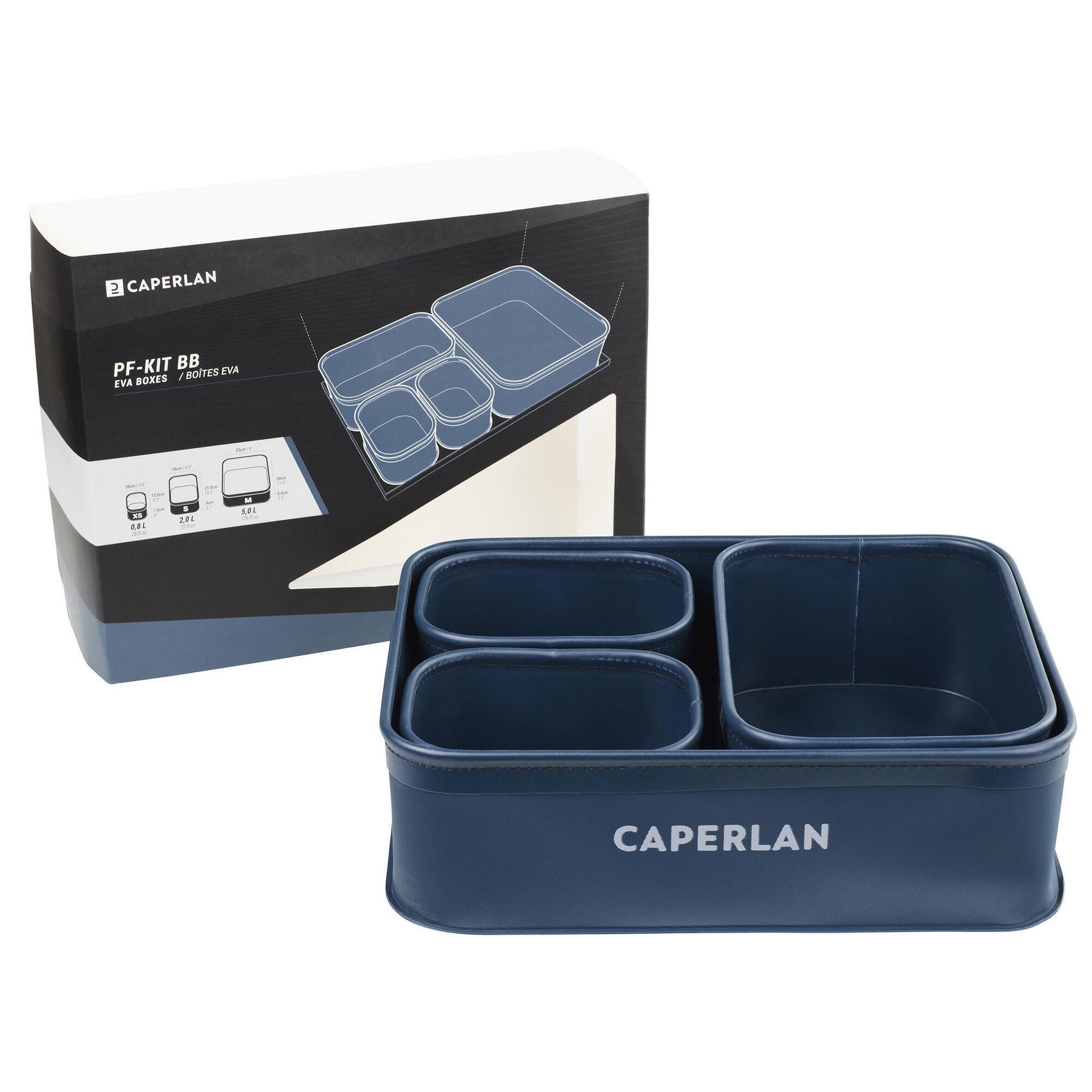 CAPERLAN Zestaw pojemników do przygotowywania zanęty PF - KIT - BB Unisex