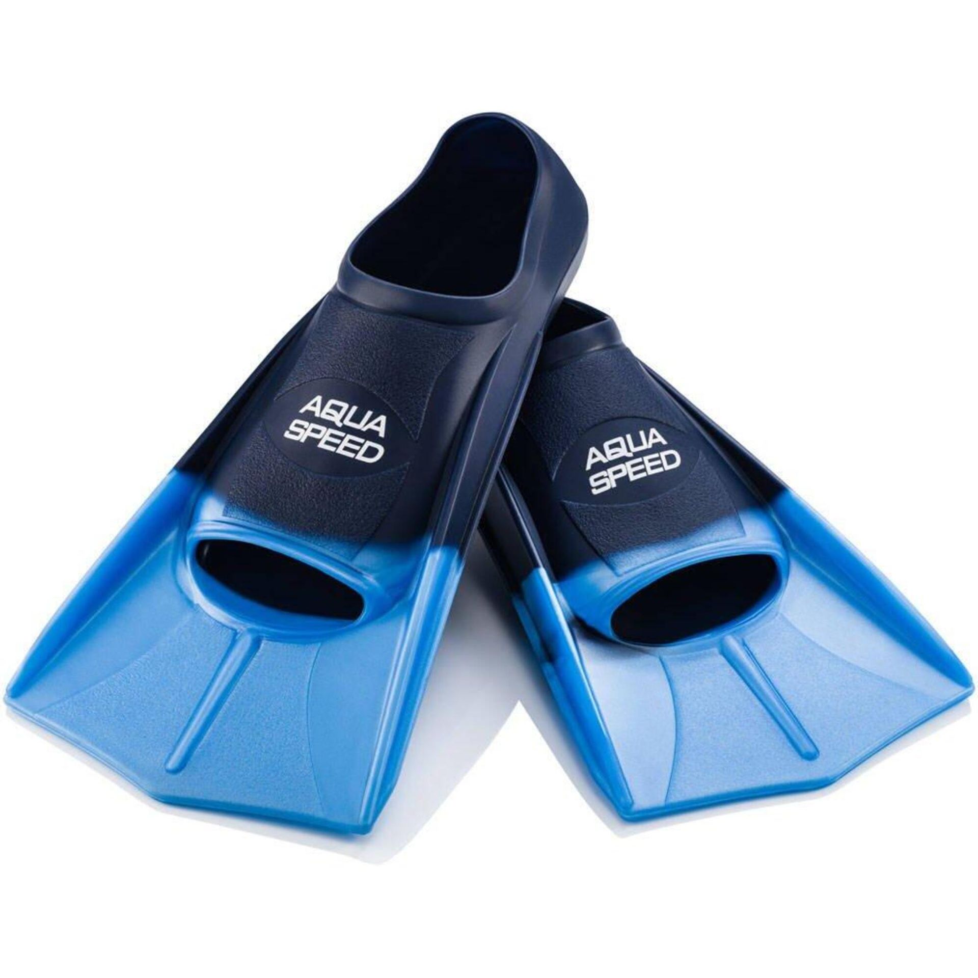 Aqua-speed Płetwy treningowe AquaSpeed krótkie 02 niebiesko-granatowe Rozmiar buta: 43-44 2722_NG_43-44