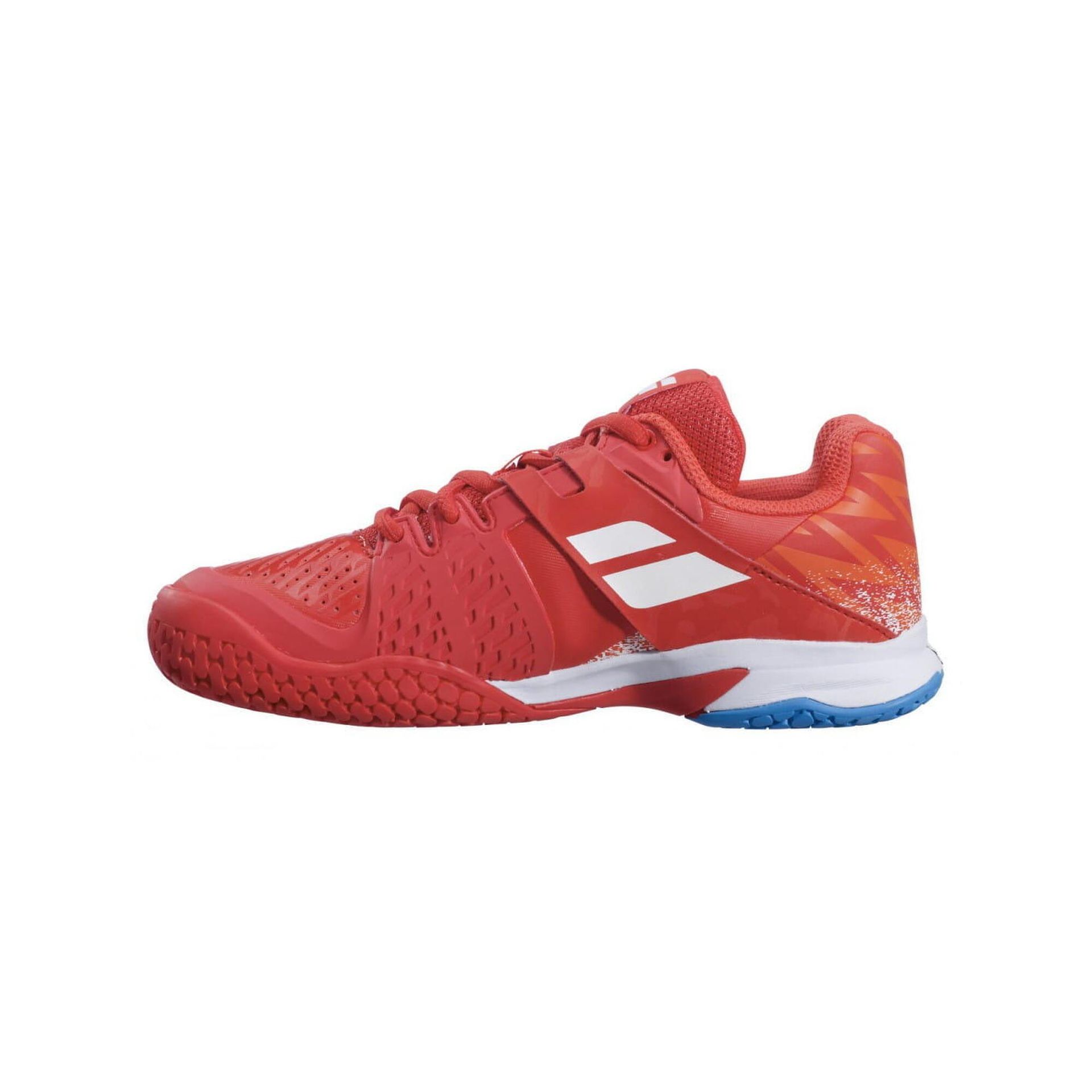 Buty do tenisa dziecięce Babolat PROPULSE ALL COURT JUNIOR tomato/white