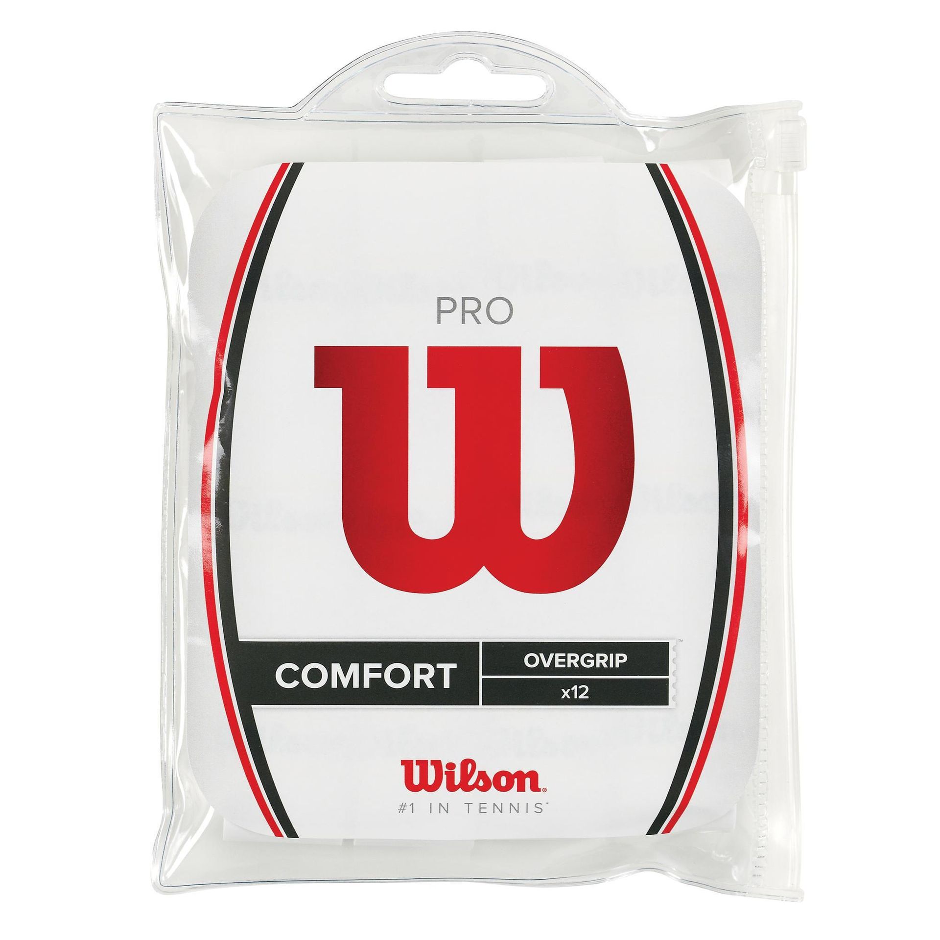 Wilson over Grip Pro 12er, biały, 0076260154800000 0887768146757