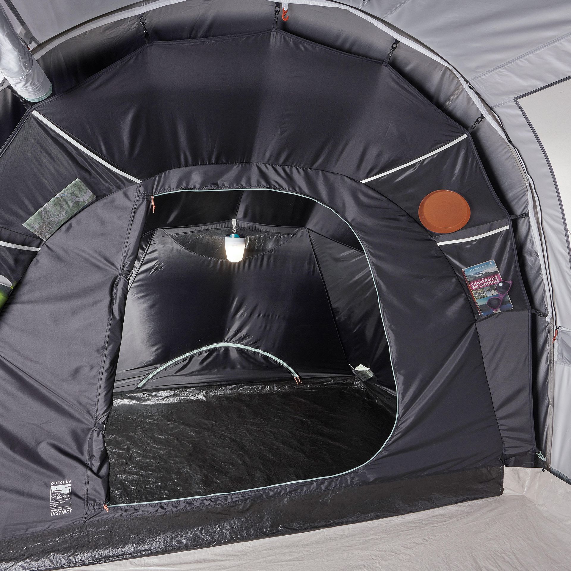 QUECHUA Sypialnia Do Namiotu Arpenaz 4.2 Fresh&Black Unisex