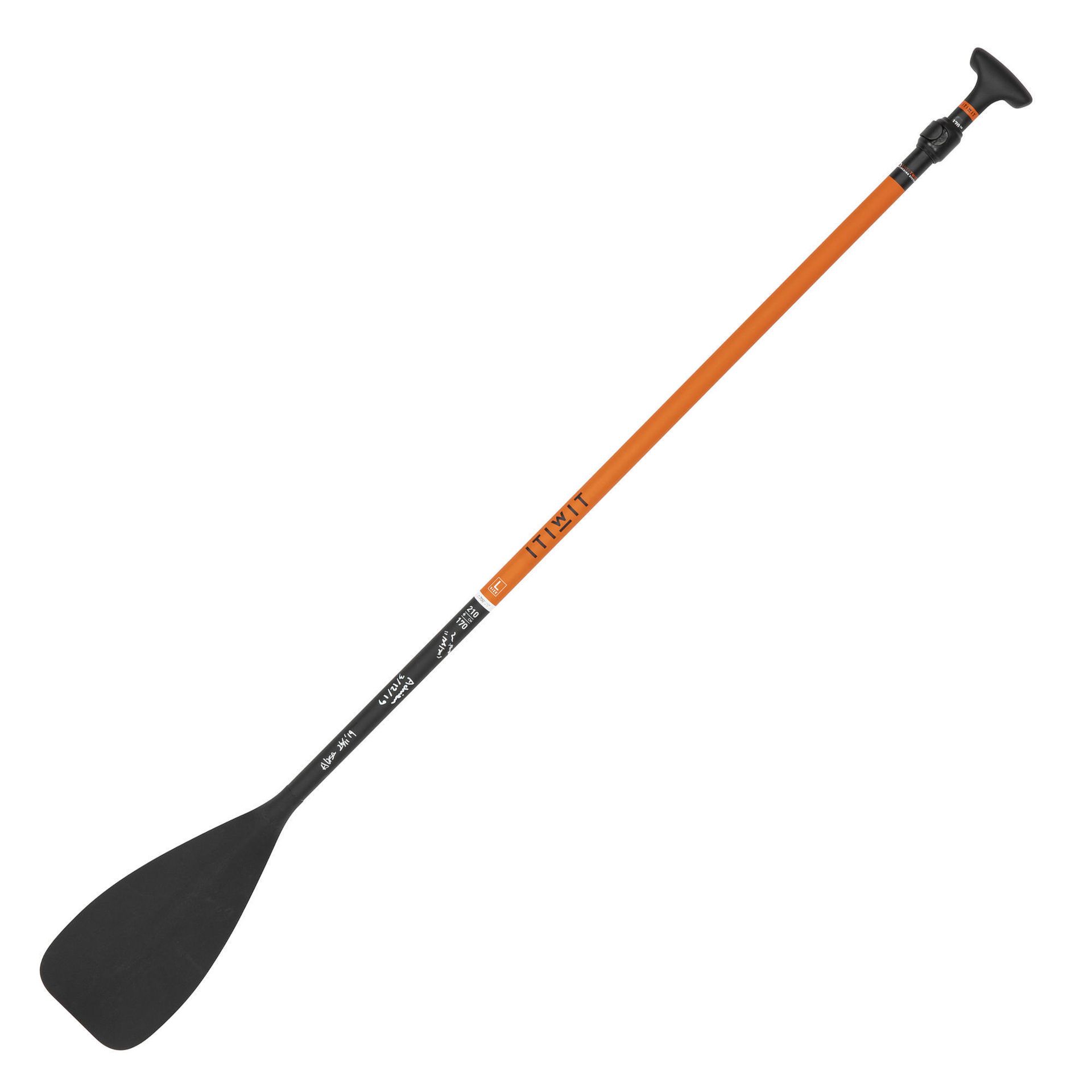 Pagaj Do Stand Up Paddle 500 Regulowany L 170-210 Cm 2-Częściowy