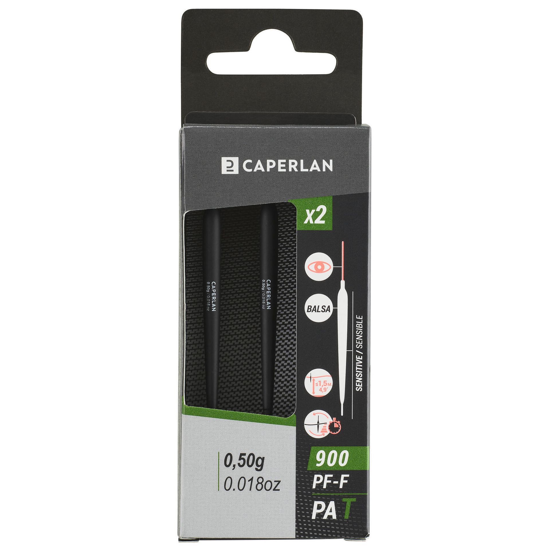 CAPERLAN Zestaw 2 spławików na stawy 0,5 G PF-F900 T Unisex